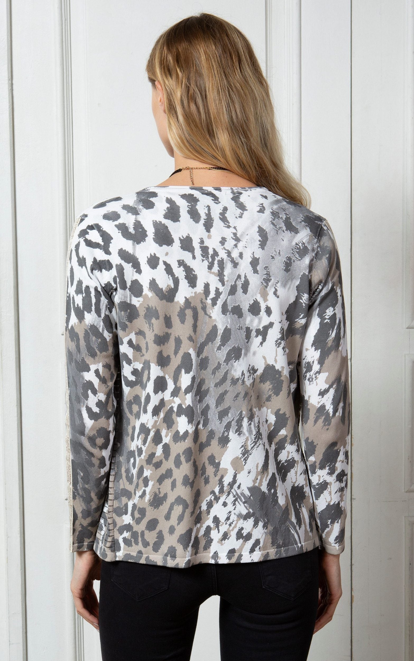 Twinset mit Animalprint