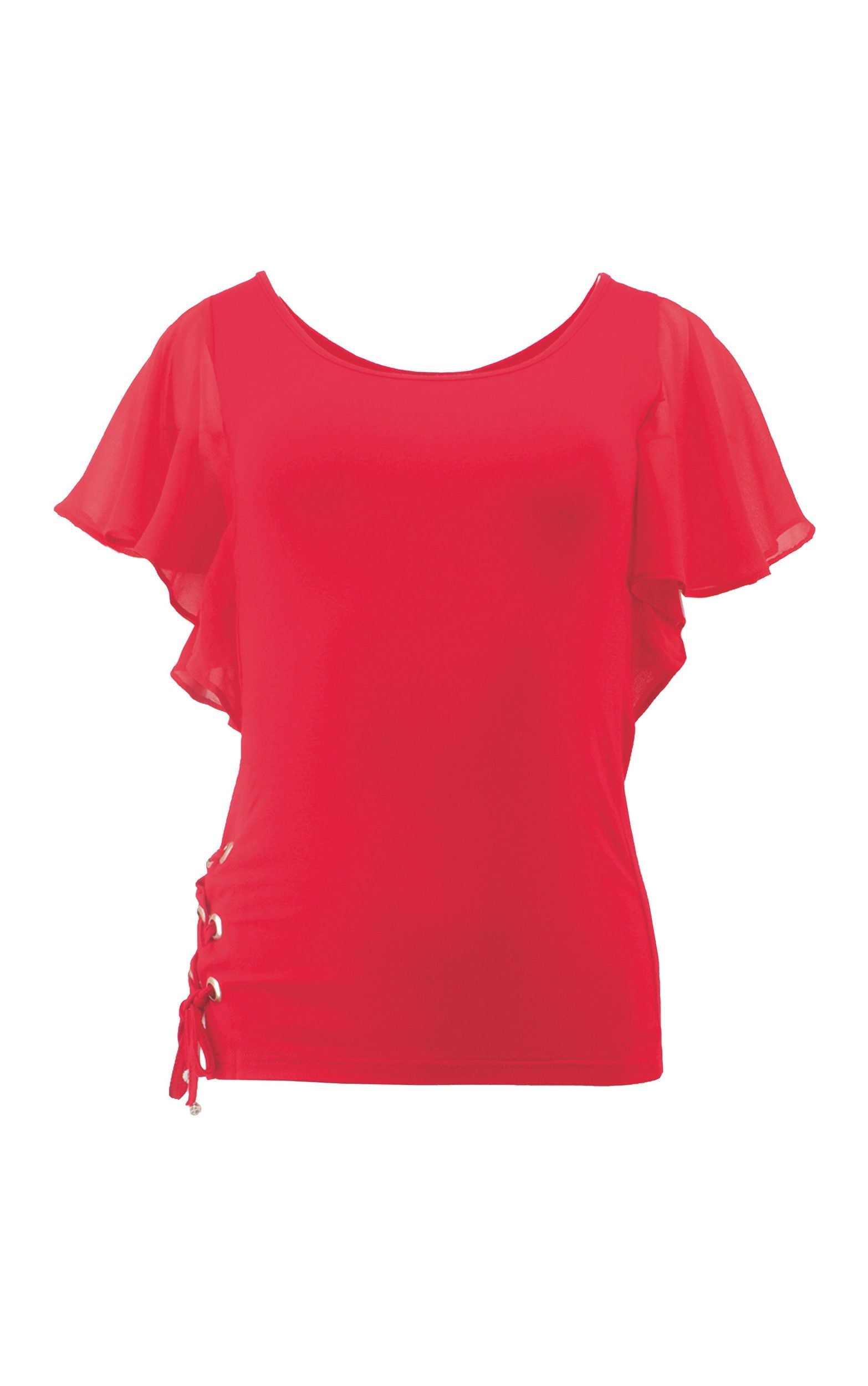 T-Shirt mit Flügelärmeln