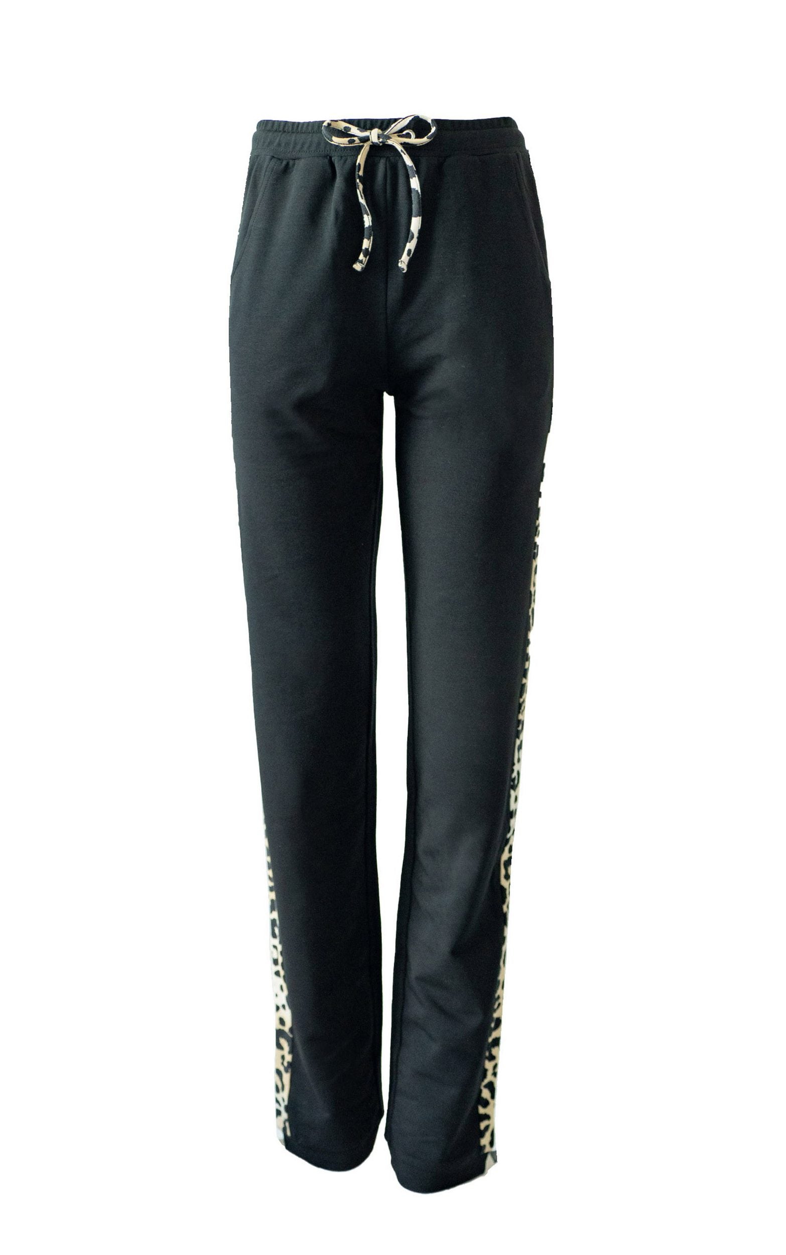 Sweatpants mit Leo-Details