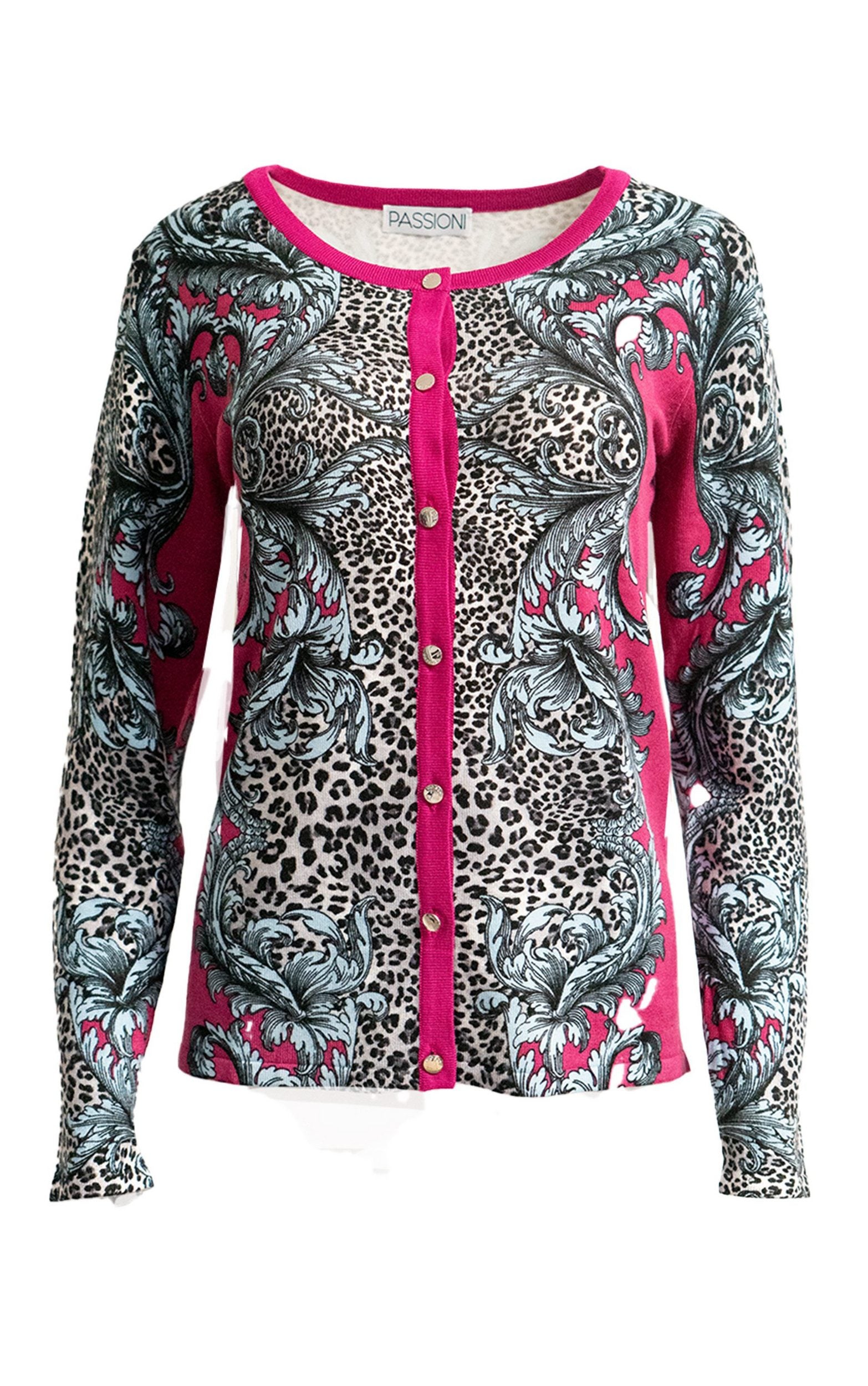 Twinset im Leopardenstil