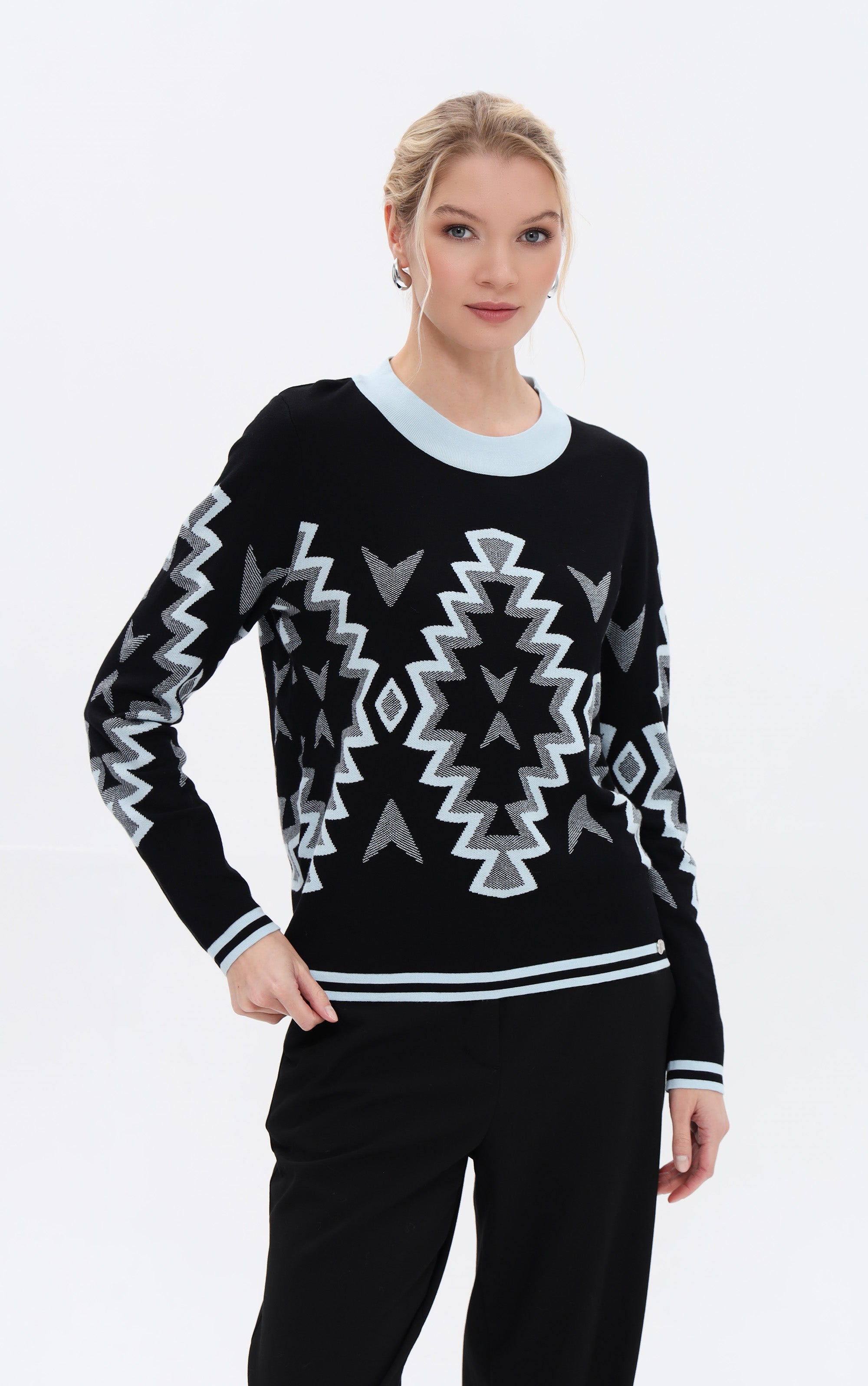 Pullover mit Norwegermuster