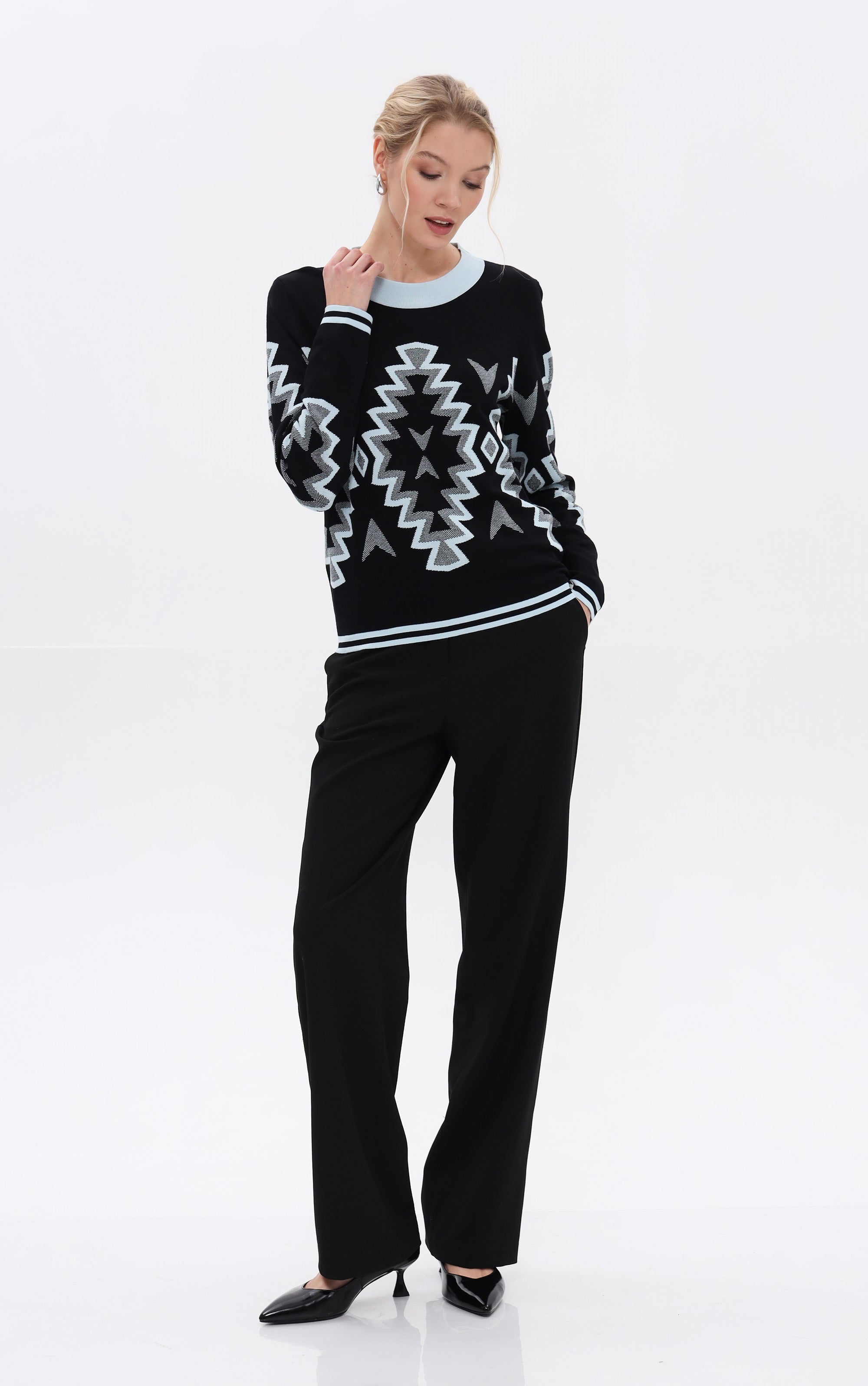 Pullover mit Norwegermuster
