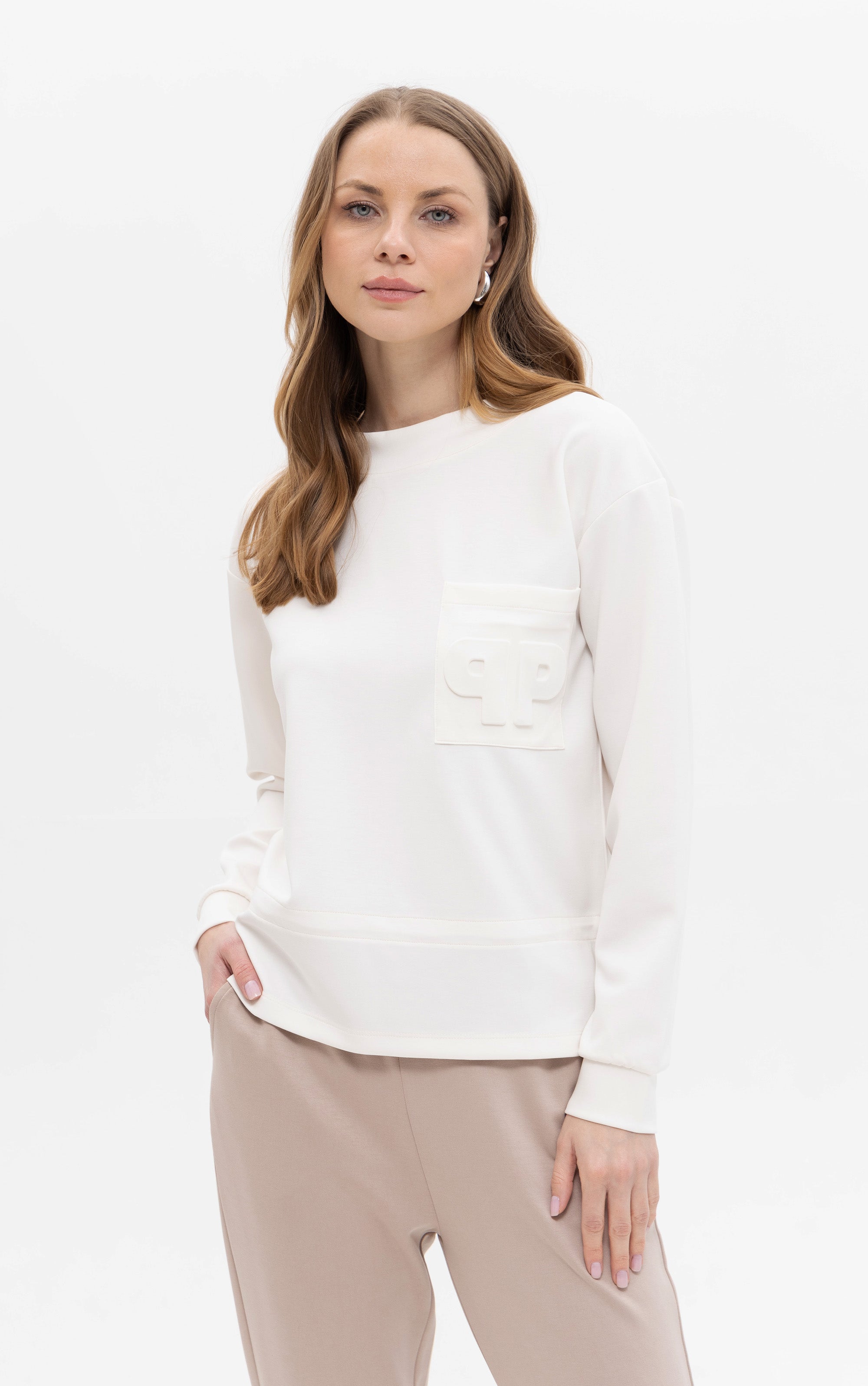 Sweatshirt mit Brusttasche
