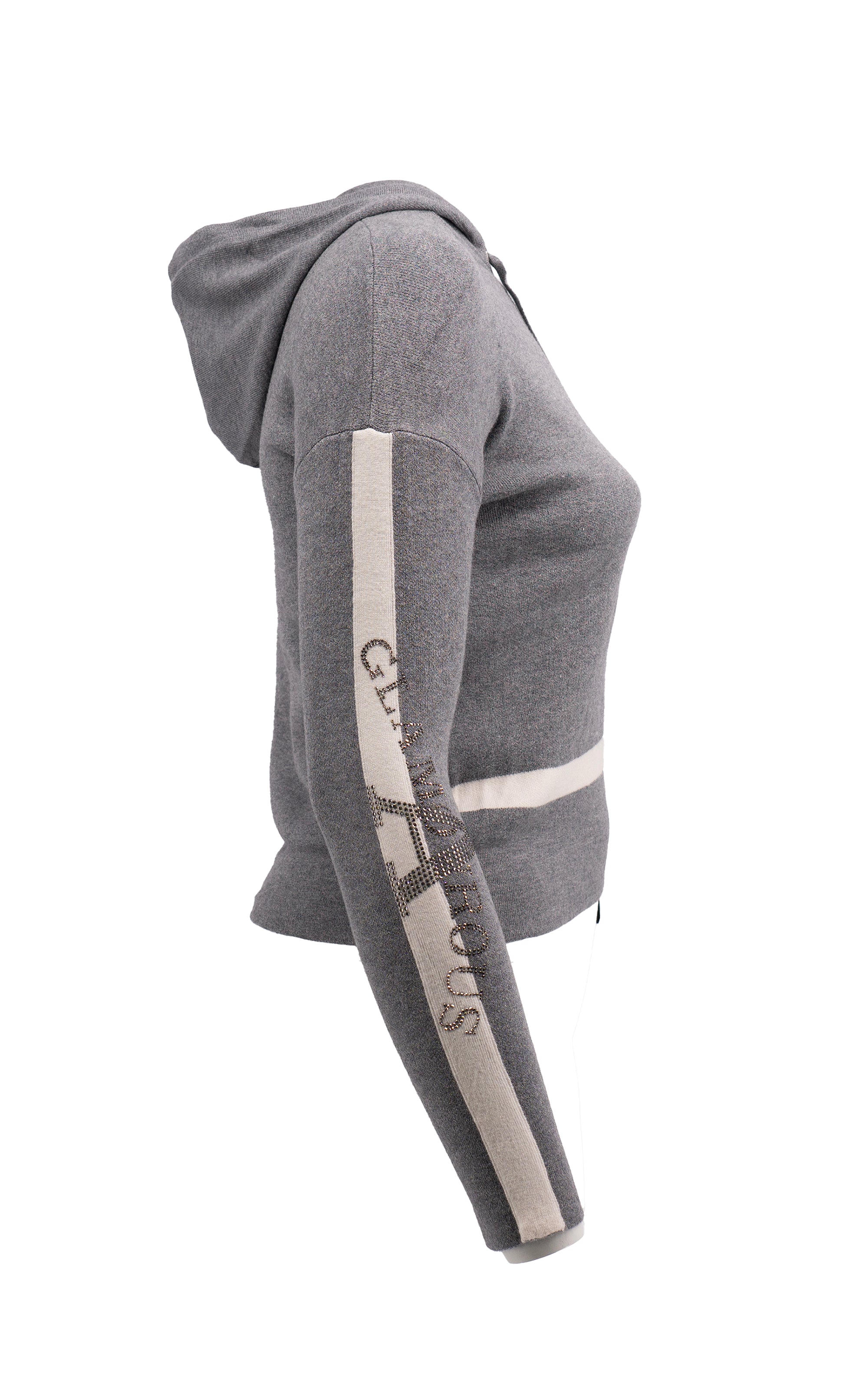 Sweatjacke mit Kapuze im Color Block-Design