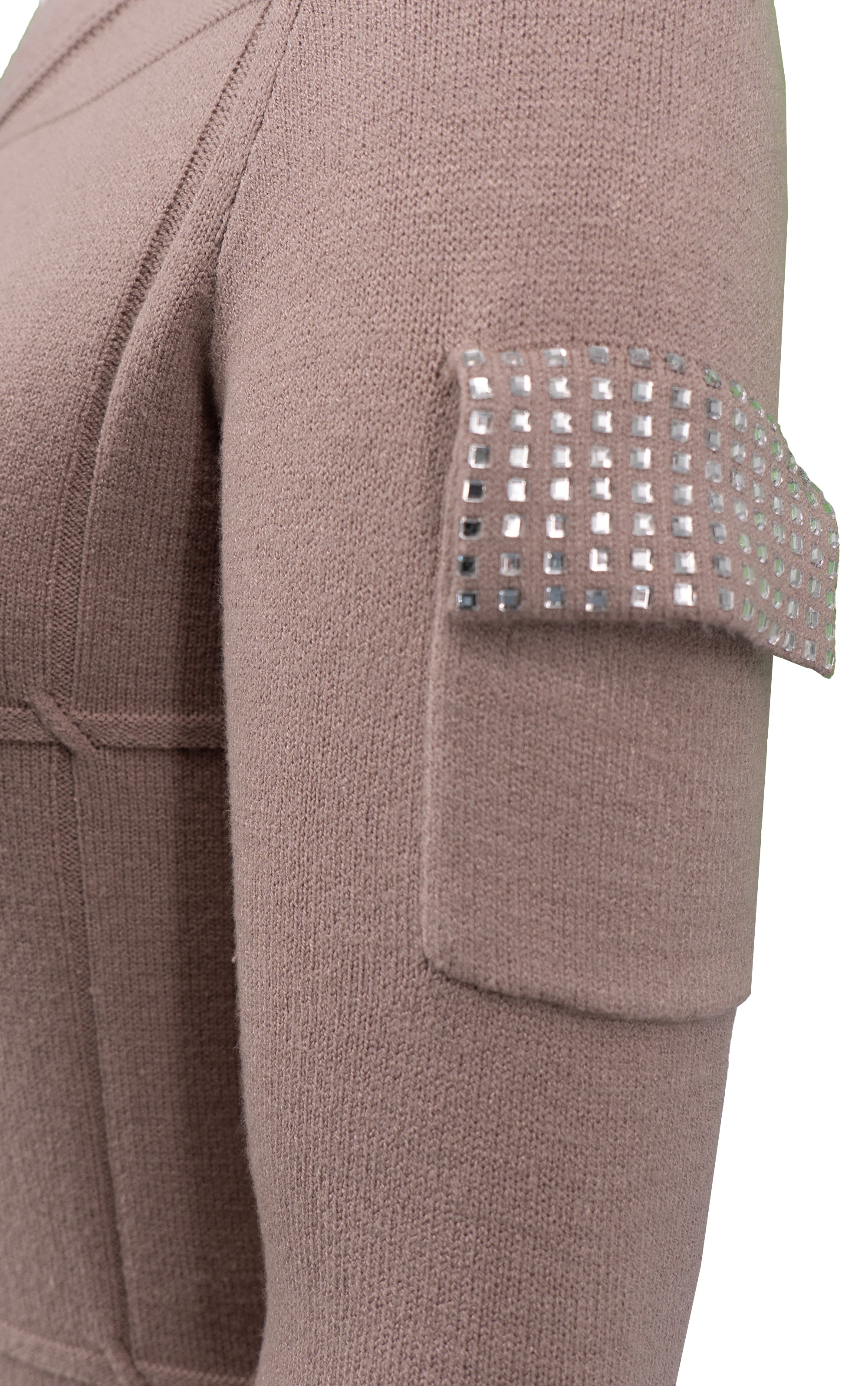Sweatshirt mit Stehkragen und Taschendetail