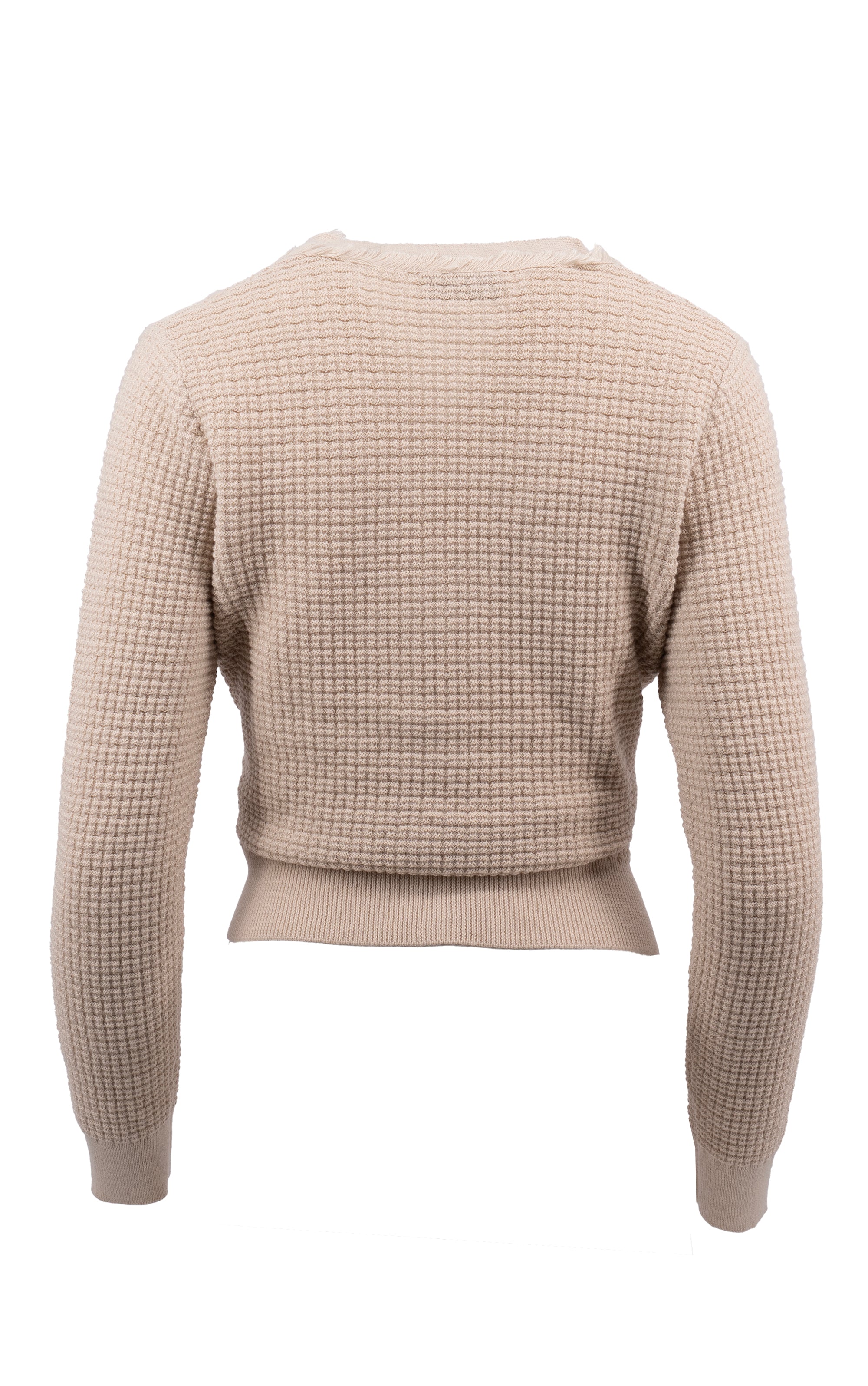 Elegante Strickjacke mit Stofffaserdetails