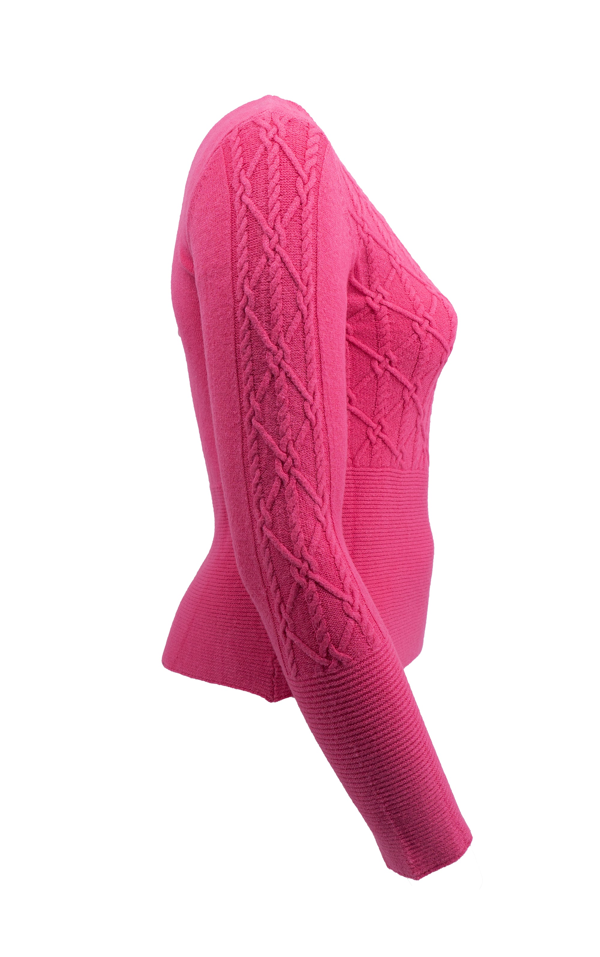 Strickpullover mit Strass-Schriftzug