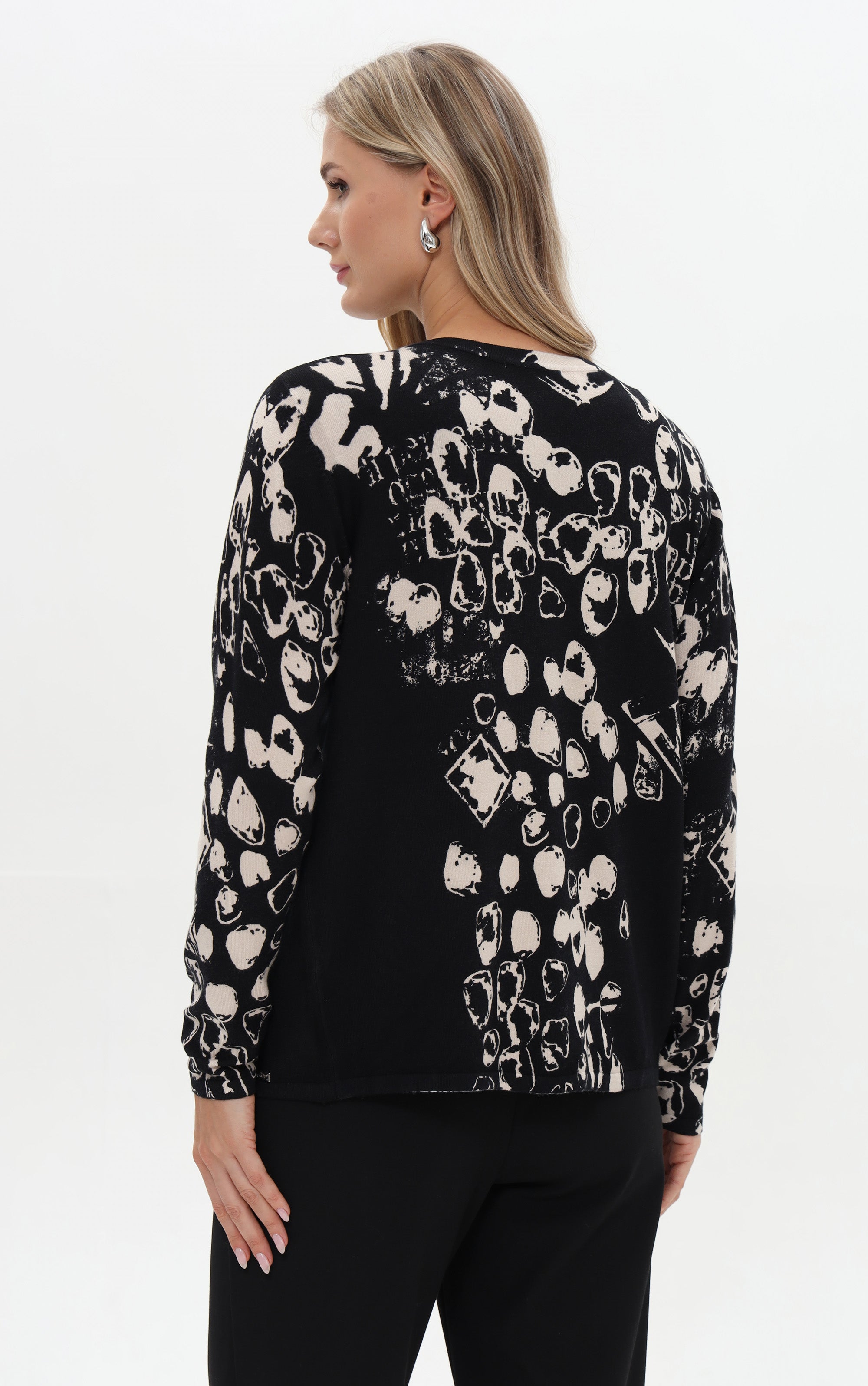 Twinset mit Allover-Muster