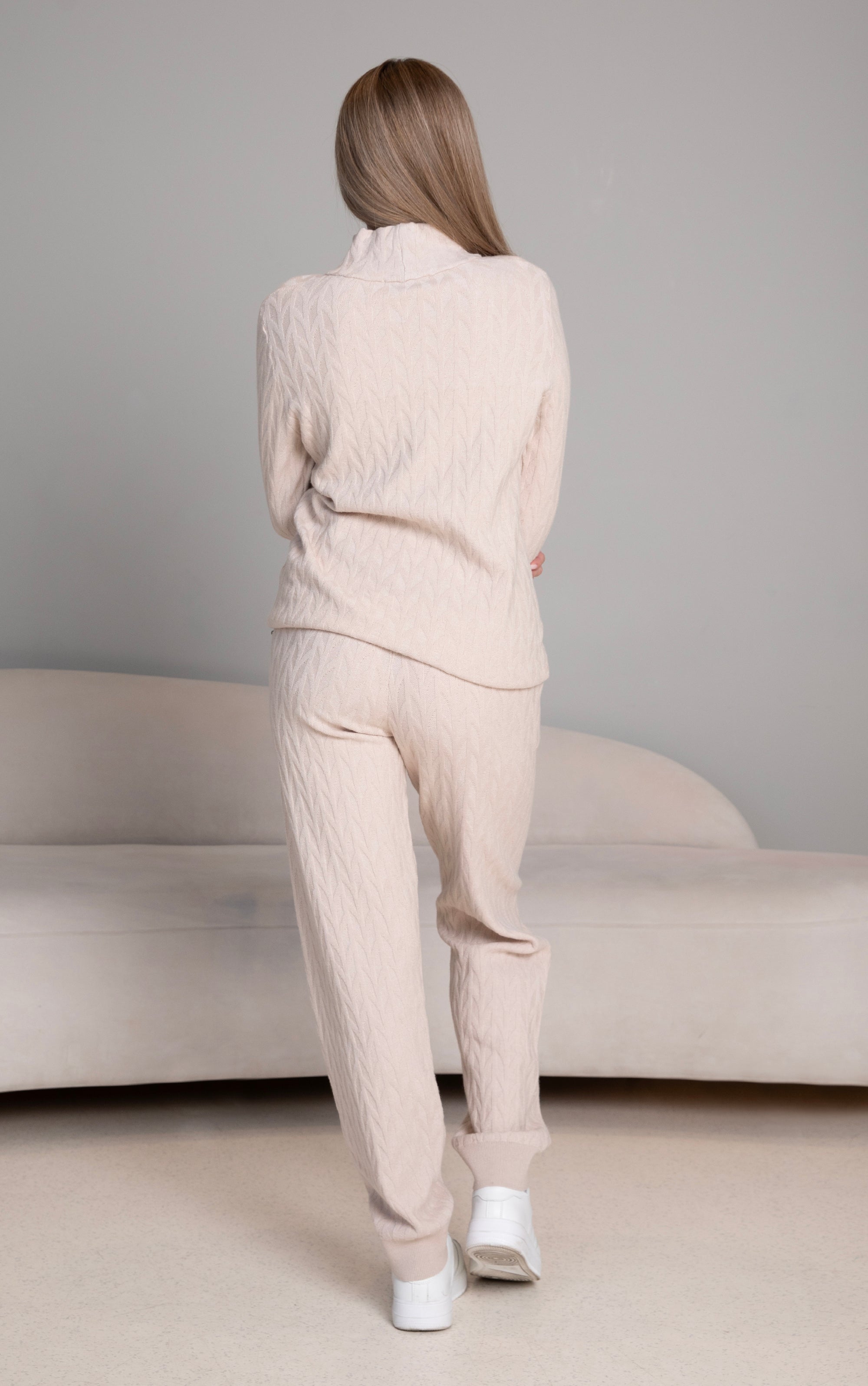 Strickhose im Jogging-Stil