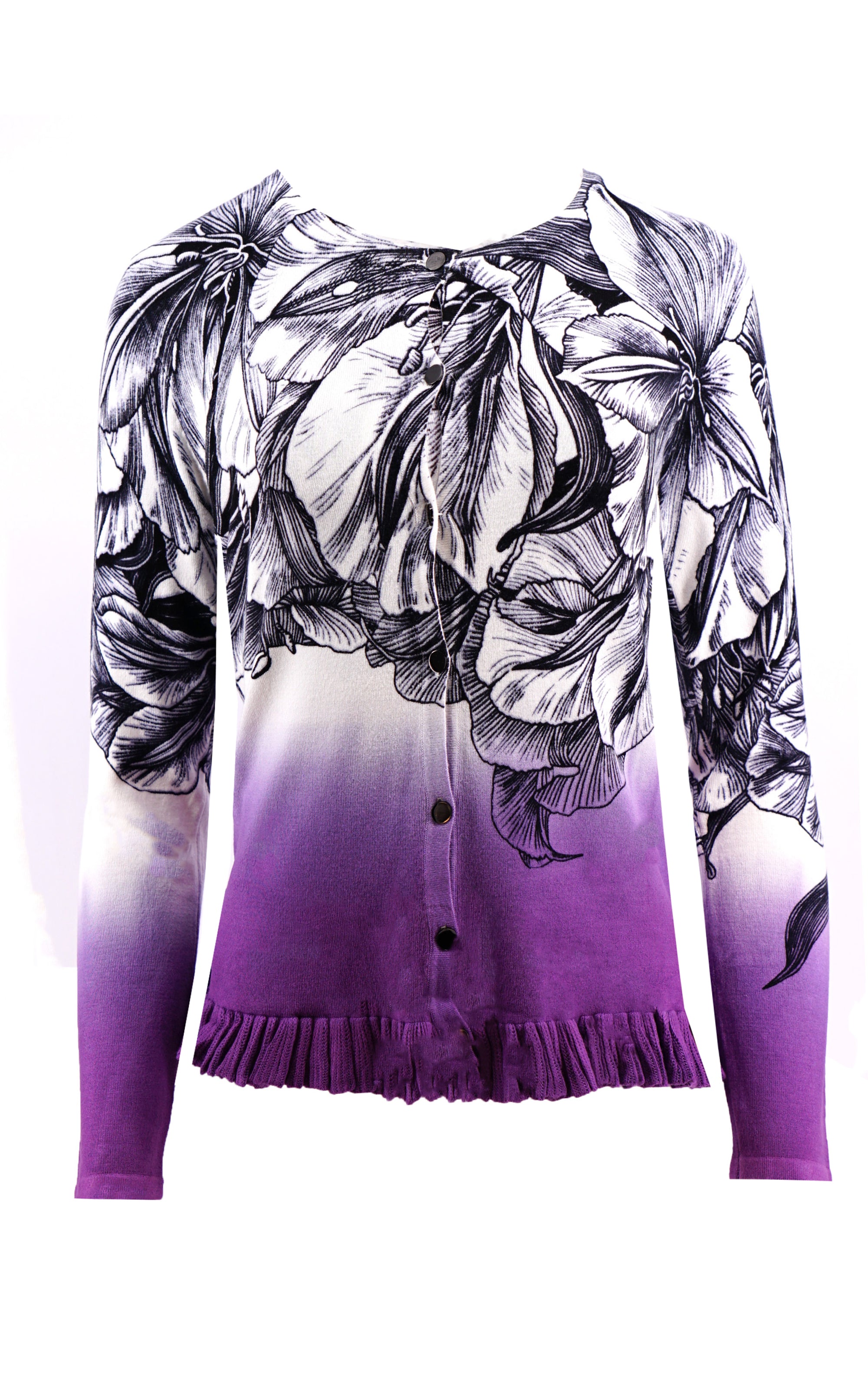 Twinset mit Blumenmuster