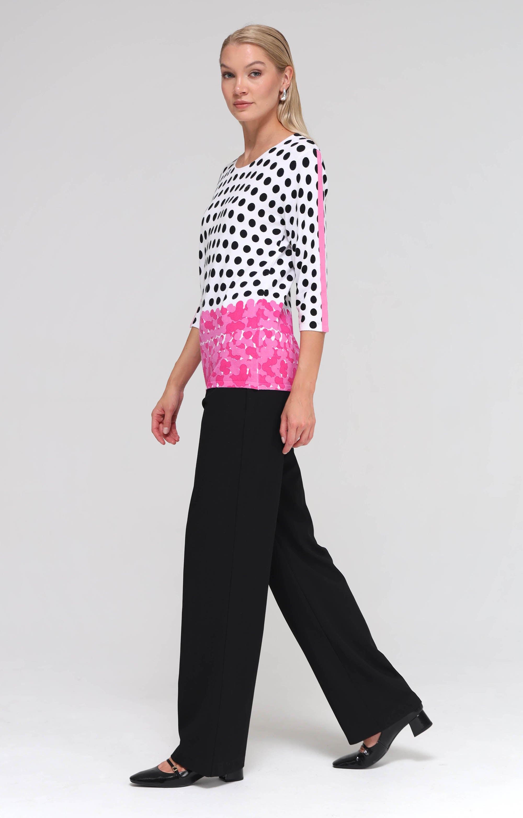 Shirt mit Punkte-Print