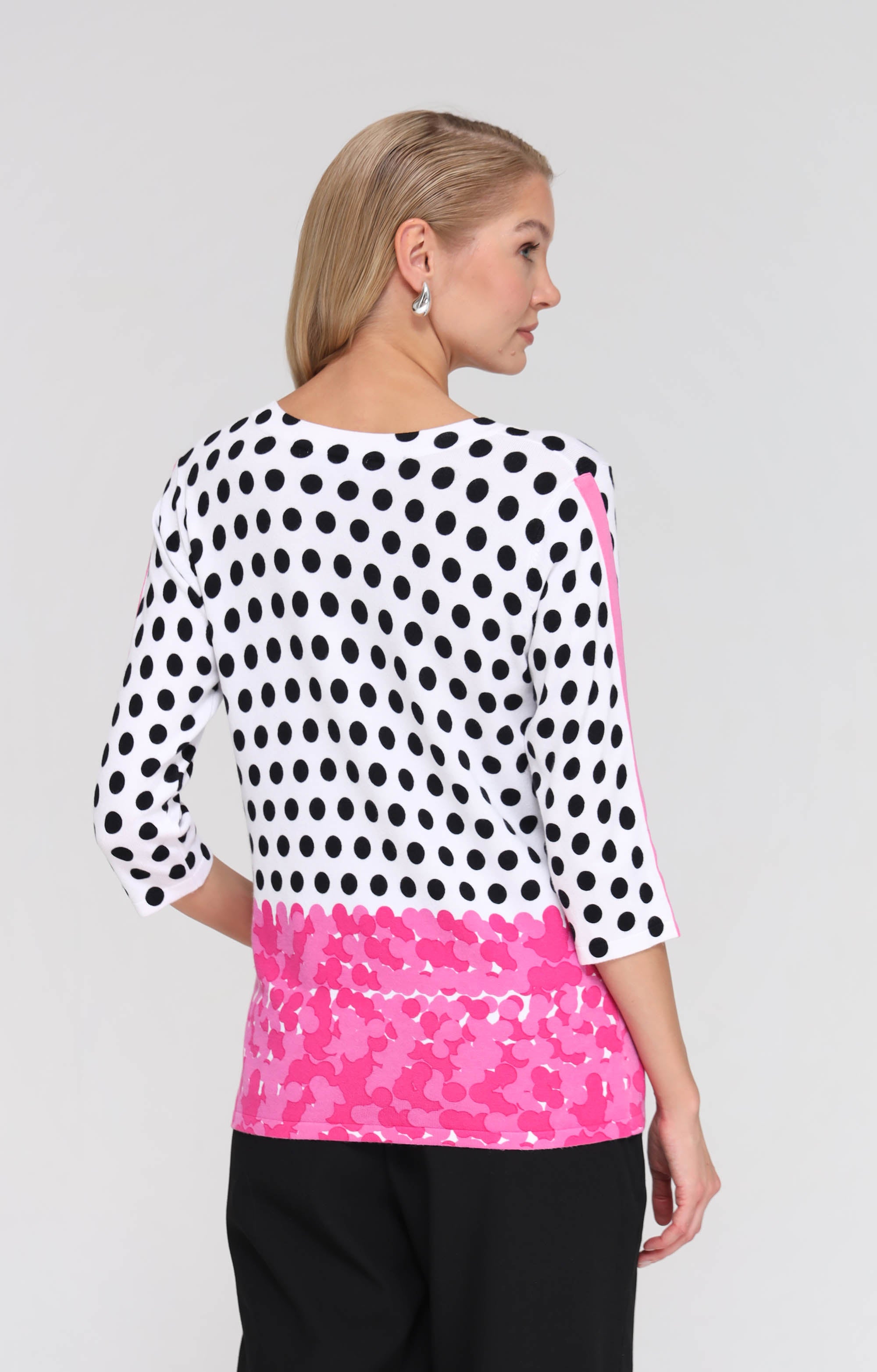 Shirt mit Punkte-Print