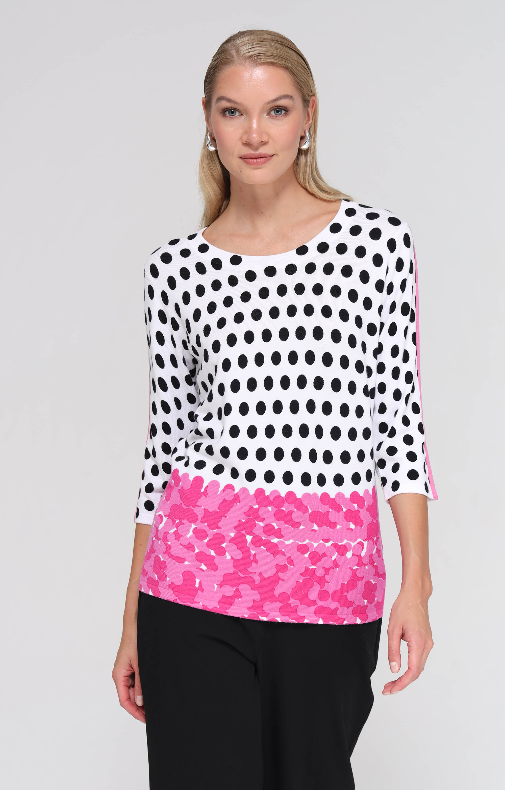 Shirt mit Punkte-Print