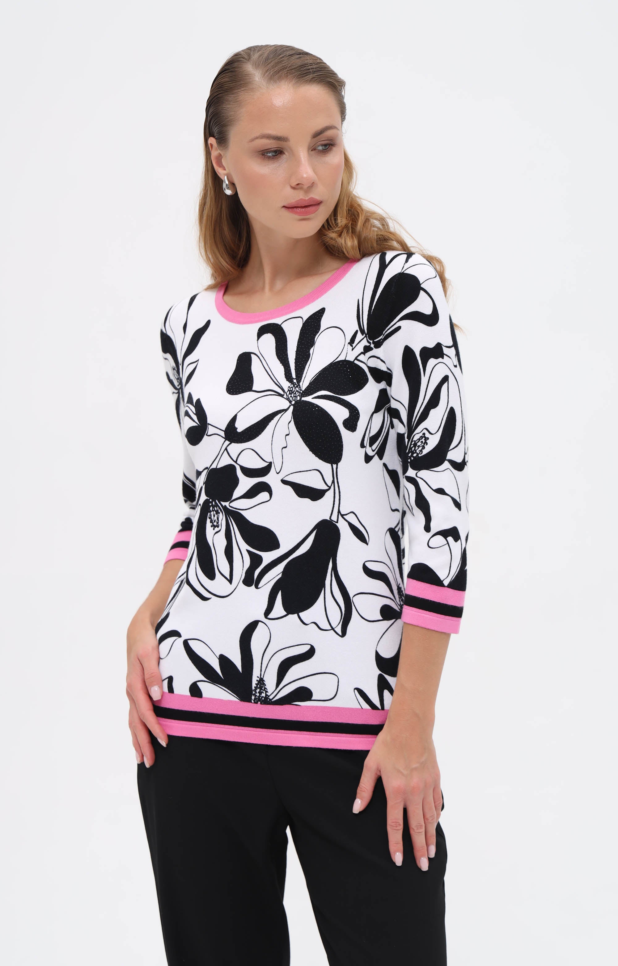 Pullover mit Blumenprint