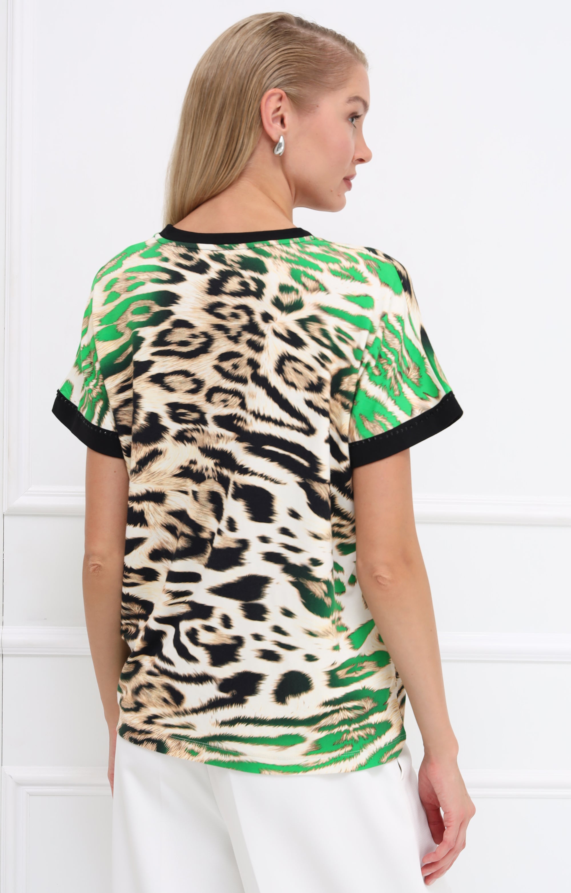 T-Shirt mit Animal-Print