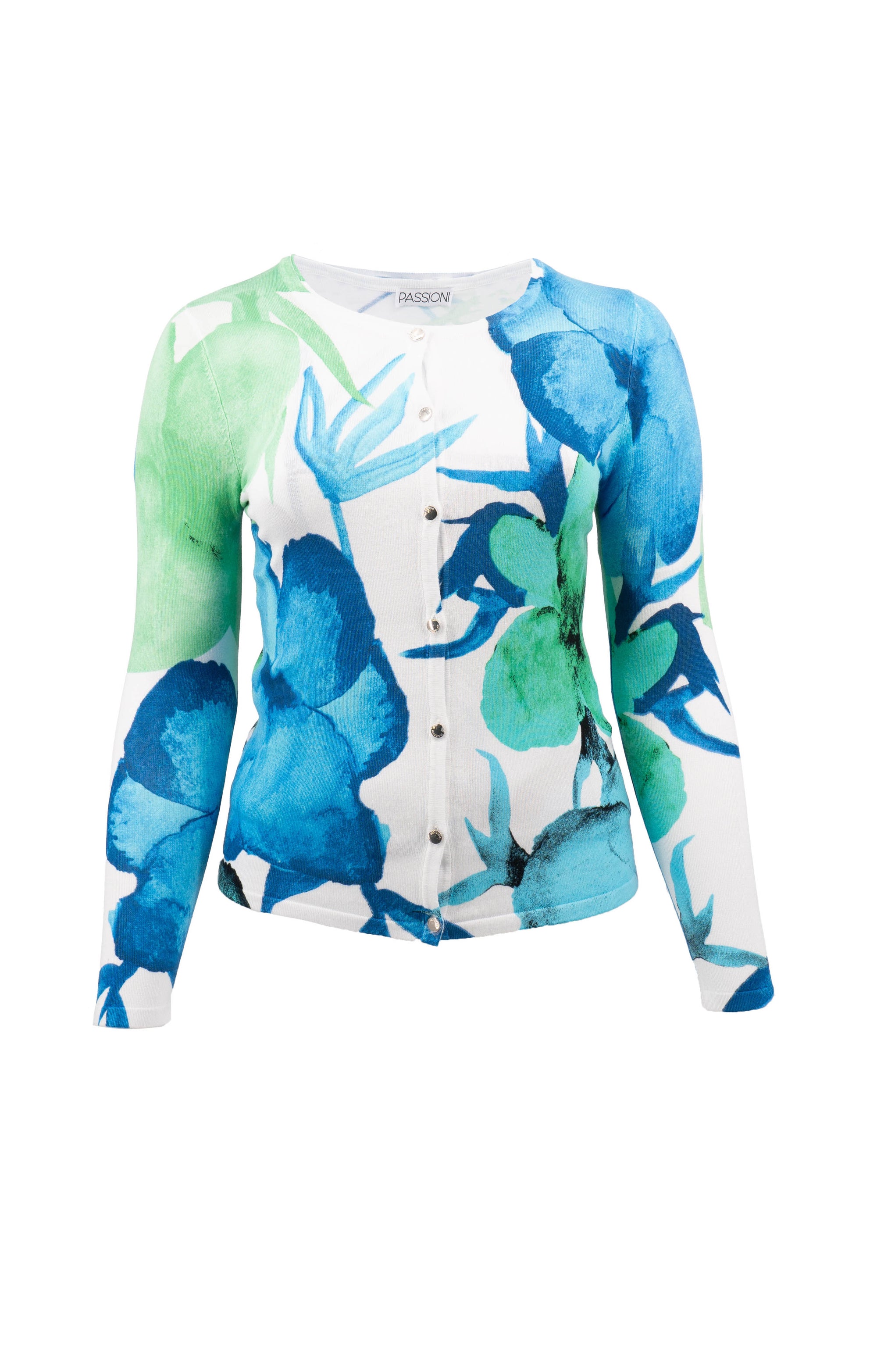 Twinset mit Aquarell-Blumenprint