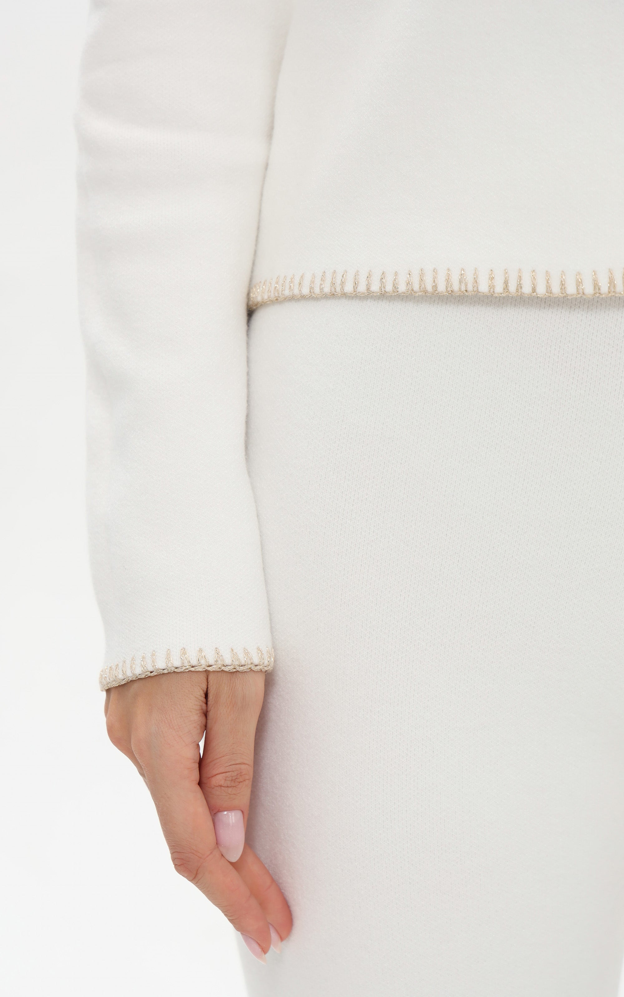 Pullover mit sichtbarer Ziernaht