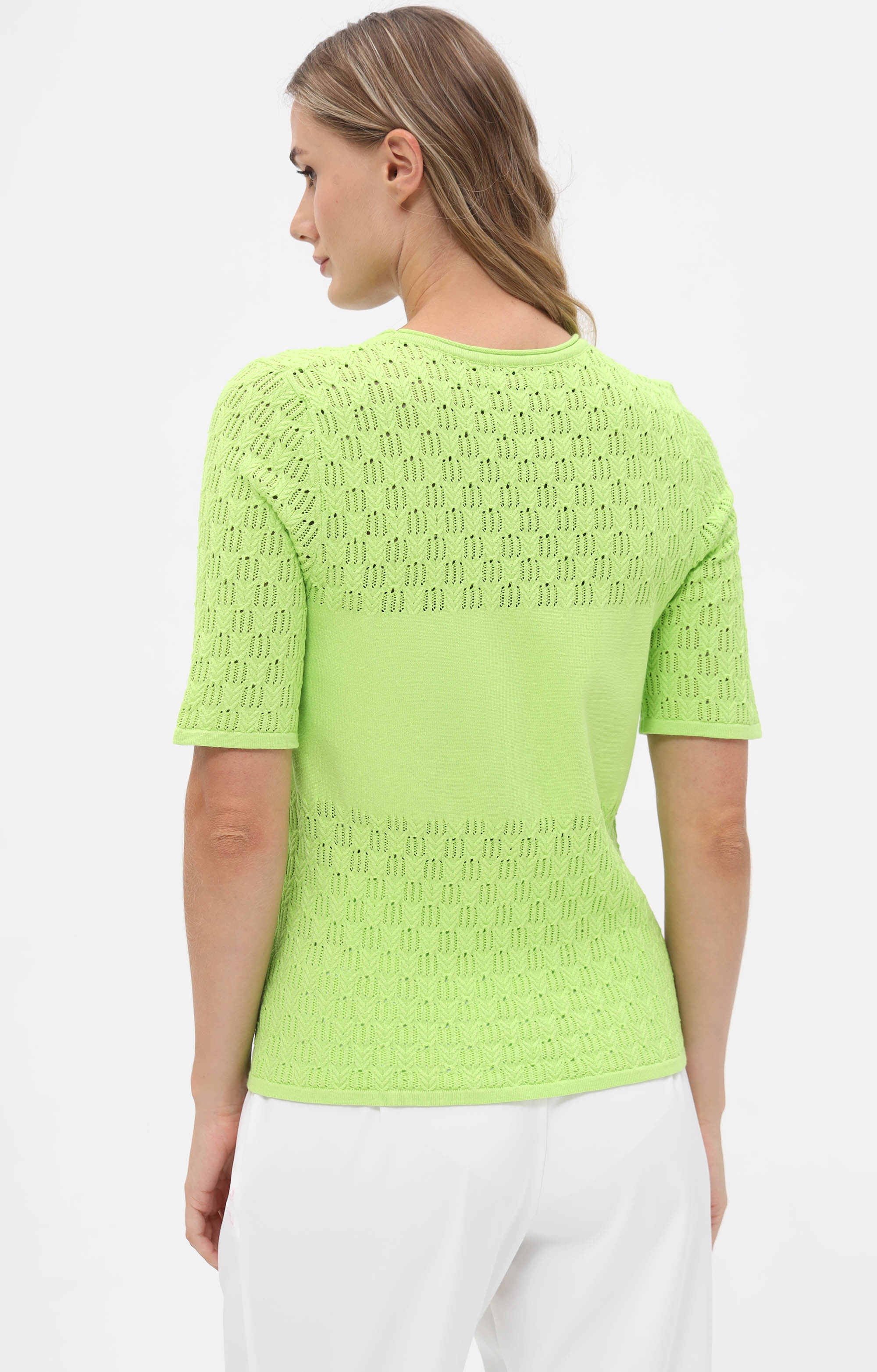 T-Shirt mit Strukturmuster