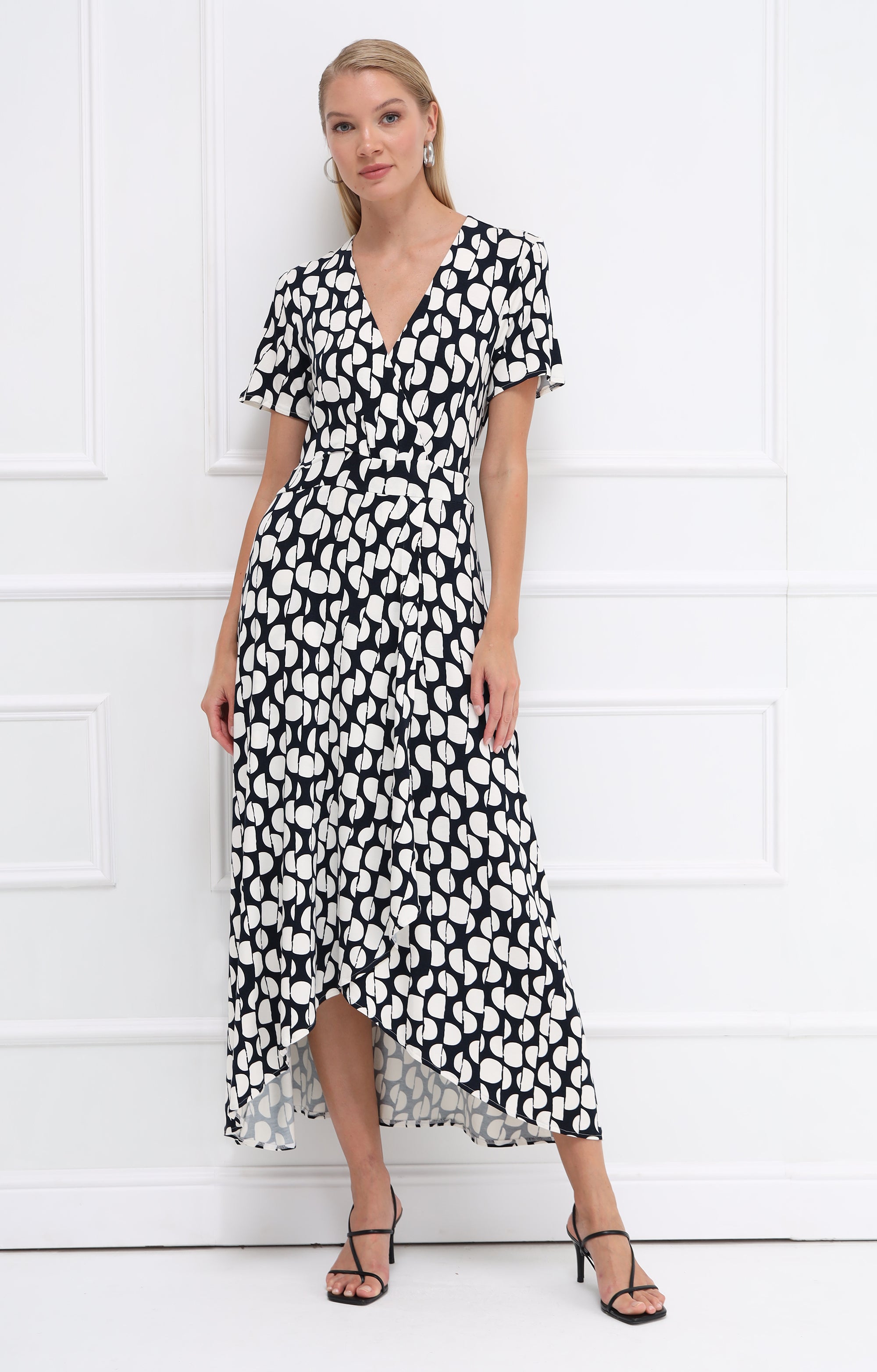 Kleid im Wickelstil