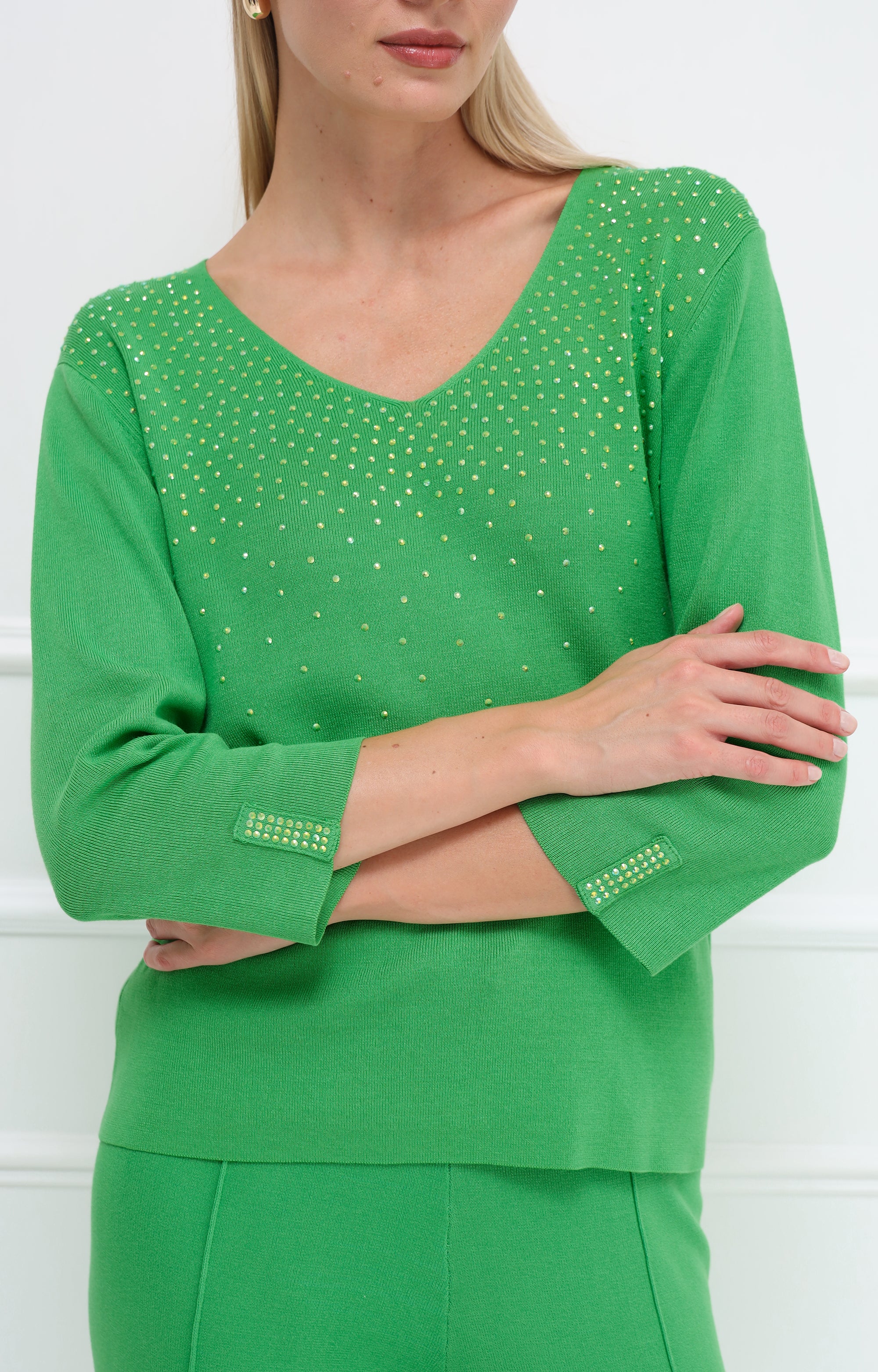 Pullover mit funkelnden Strassdetails