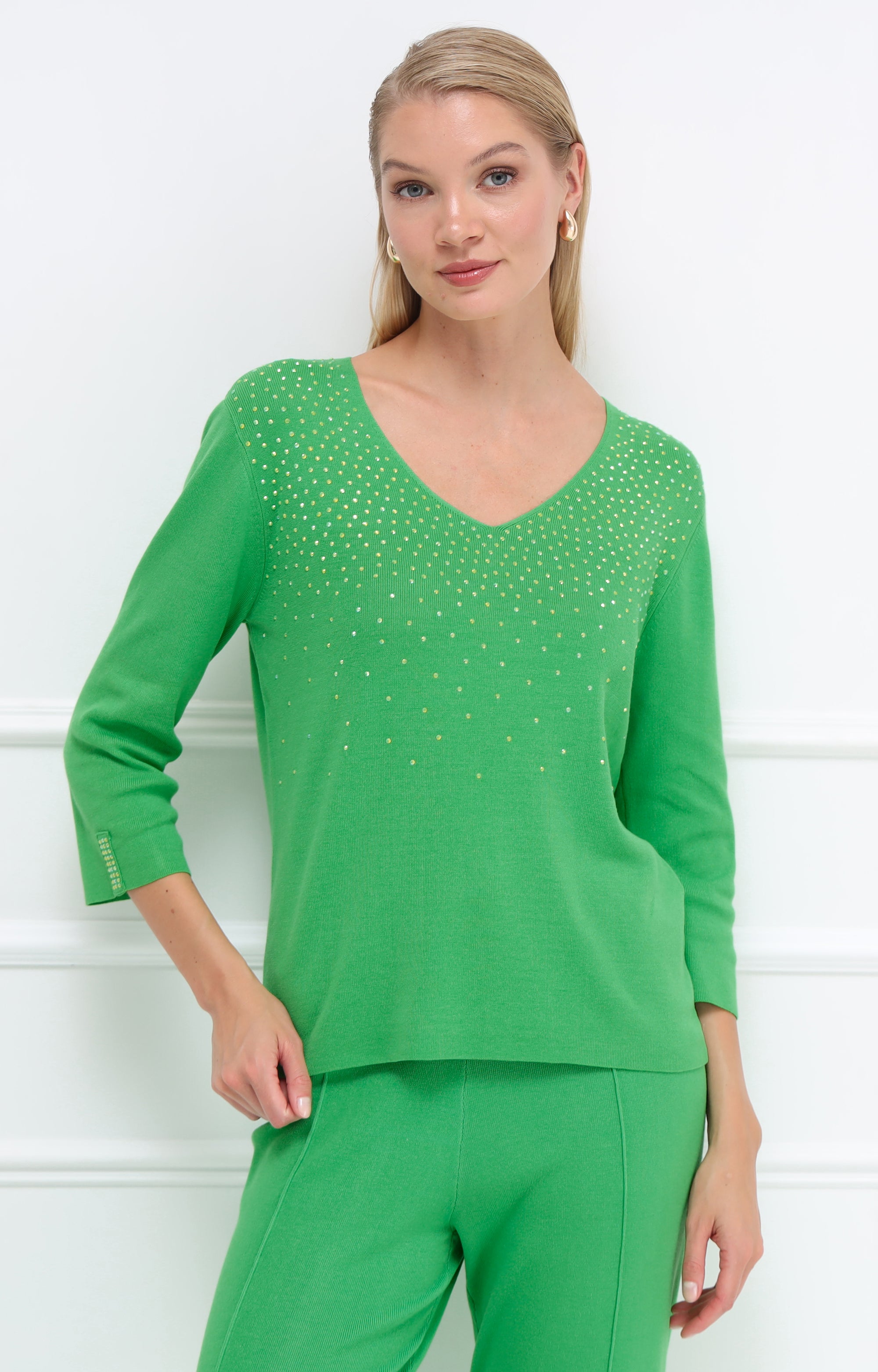 Pullover mit funkelnden Strassdetails