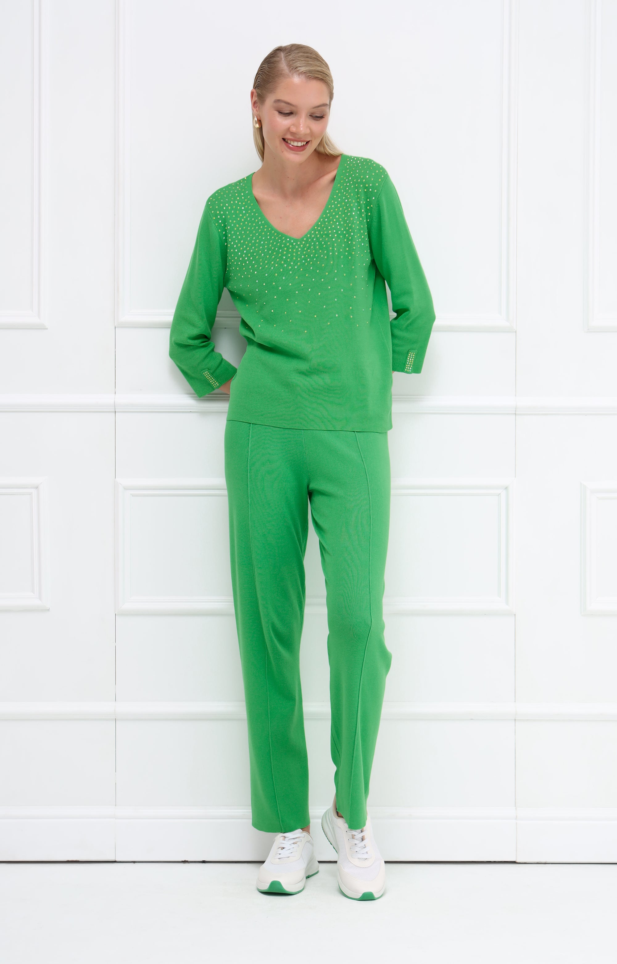 Pullover mit funkelnden Strassdetails