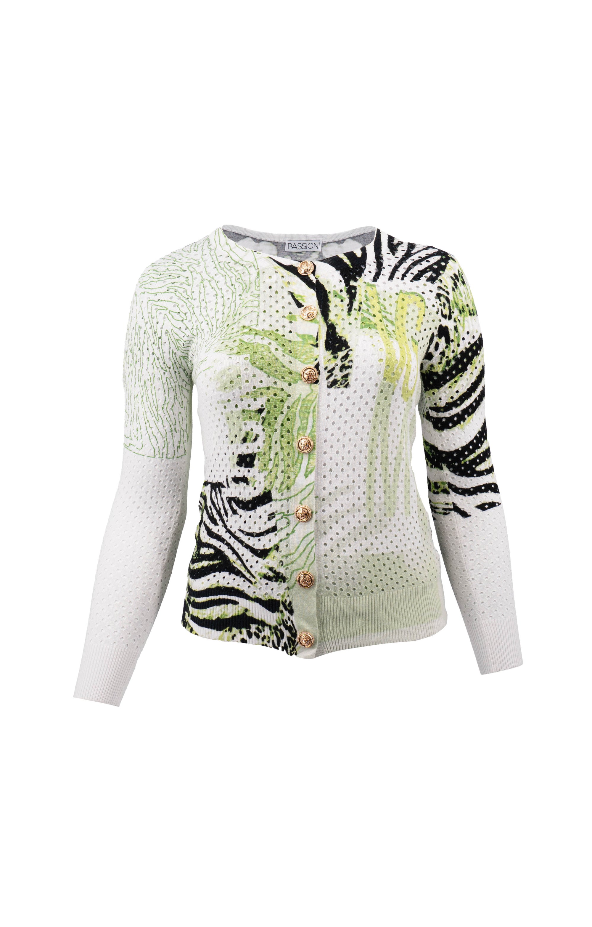 Twinset mit abstraktem Print