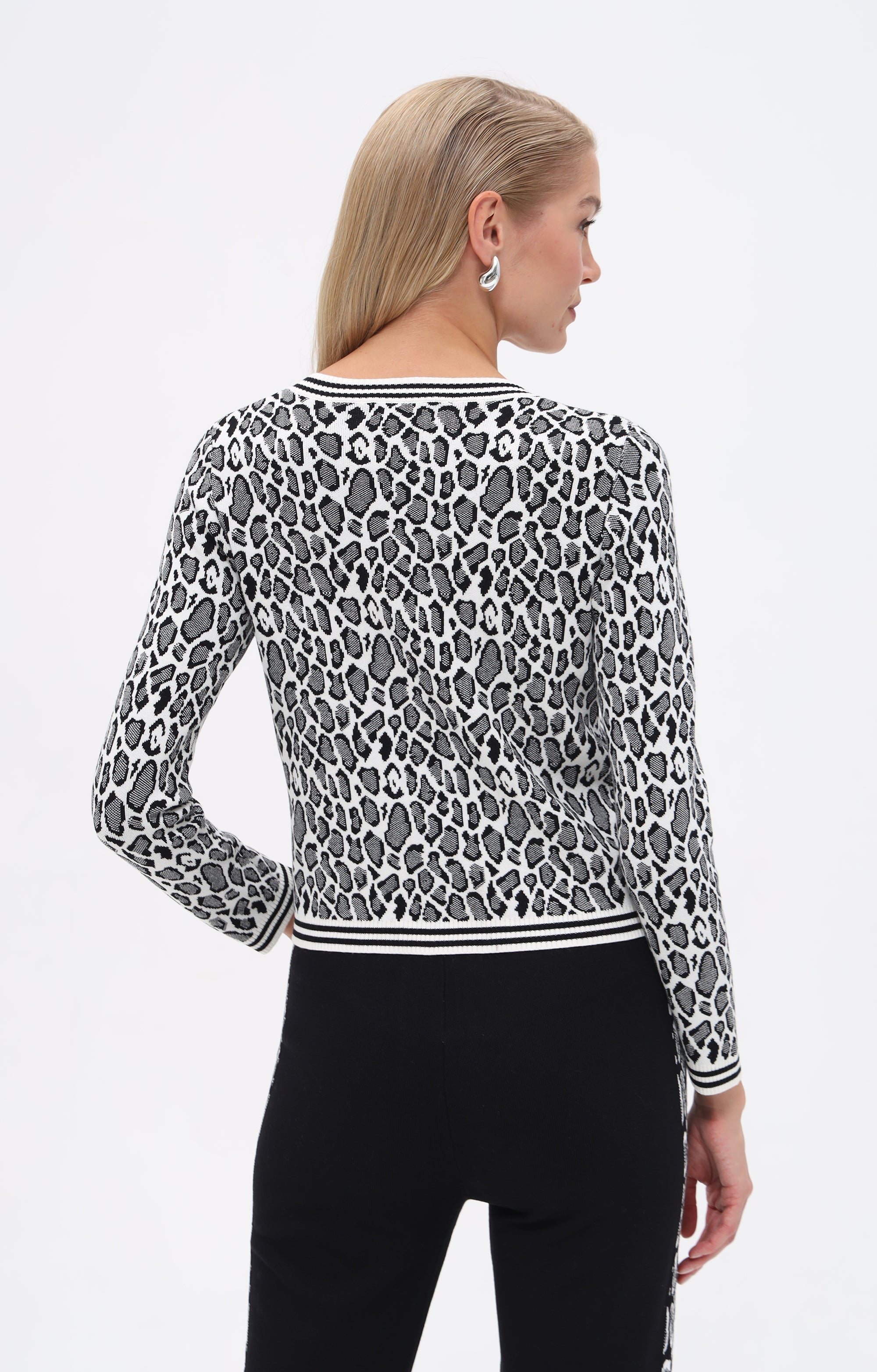 Cardigan mit Leopardenmuster