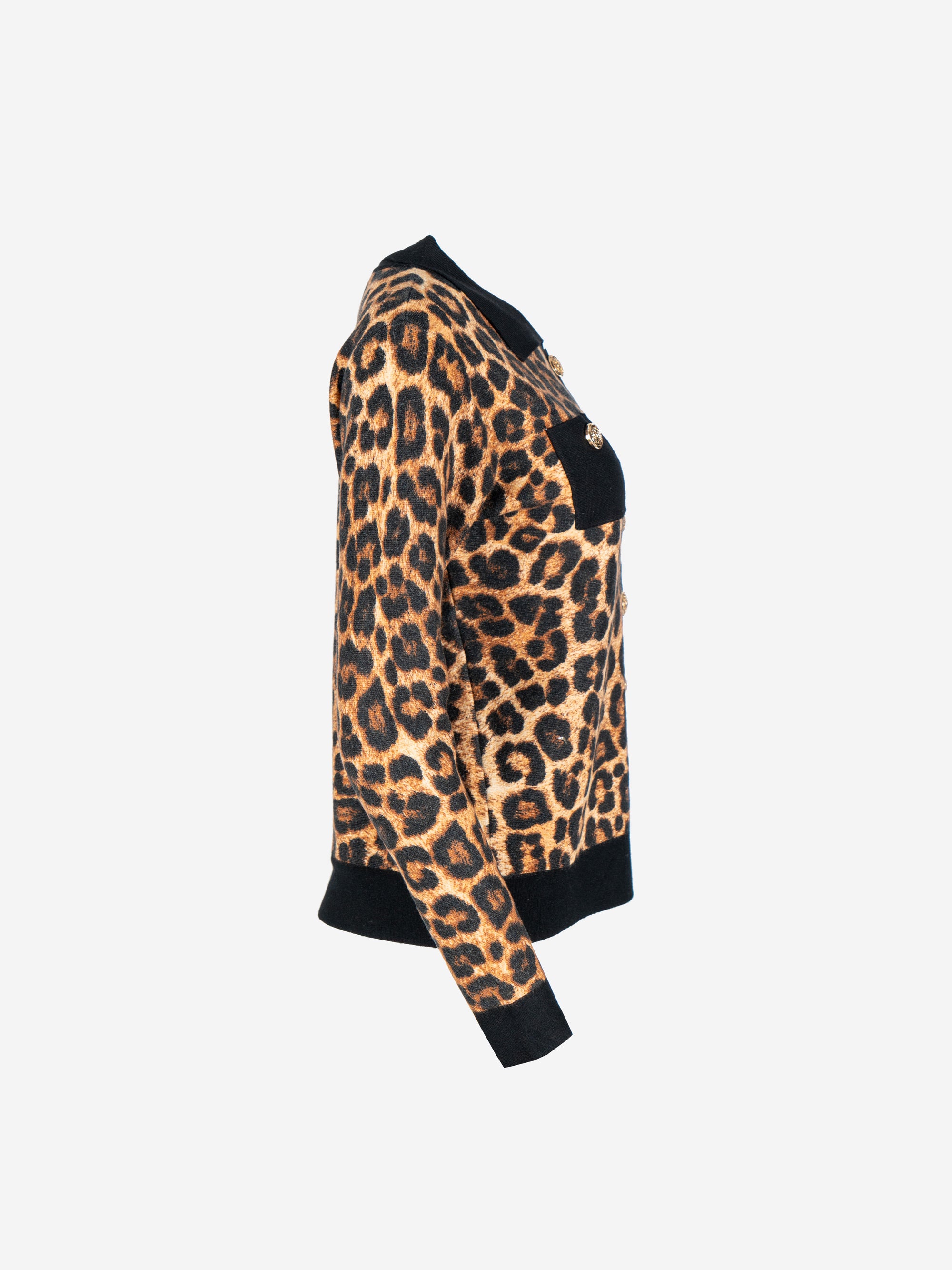Cardigan Jacke im Animalprint