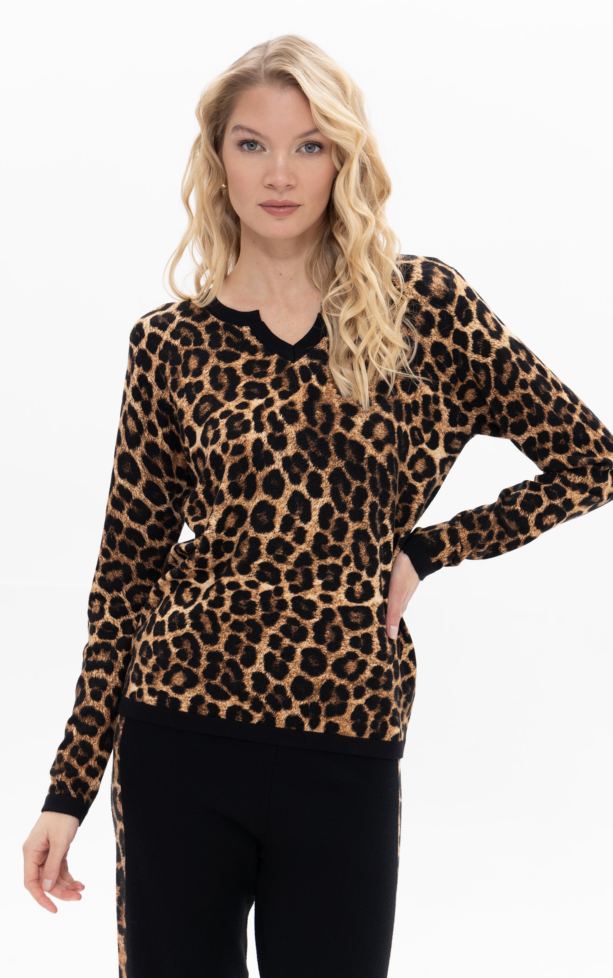 Pullover mit Animalprint