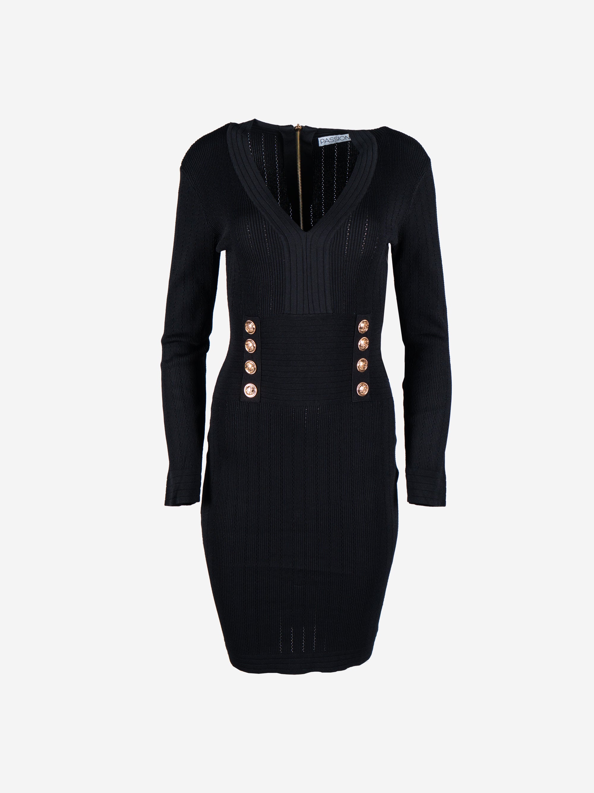 Midikleid mit Knöpfen