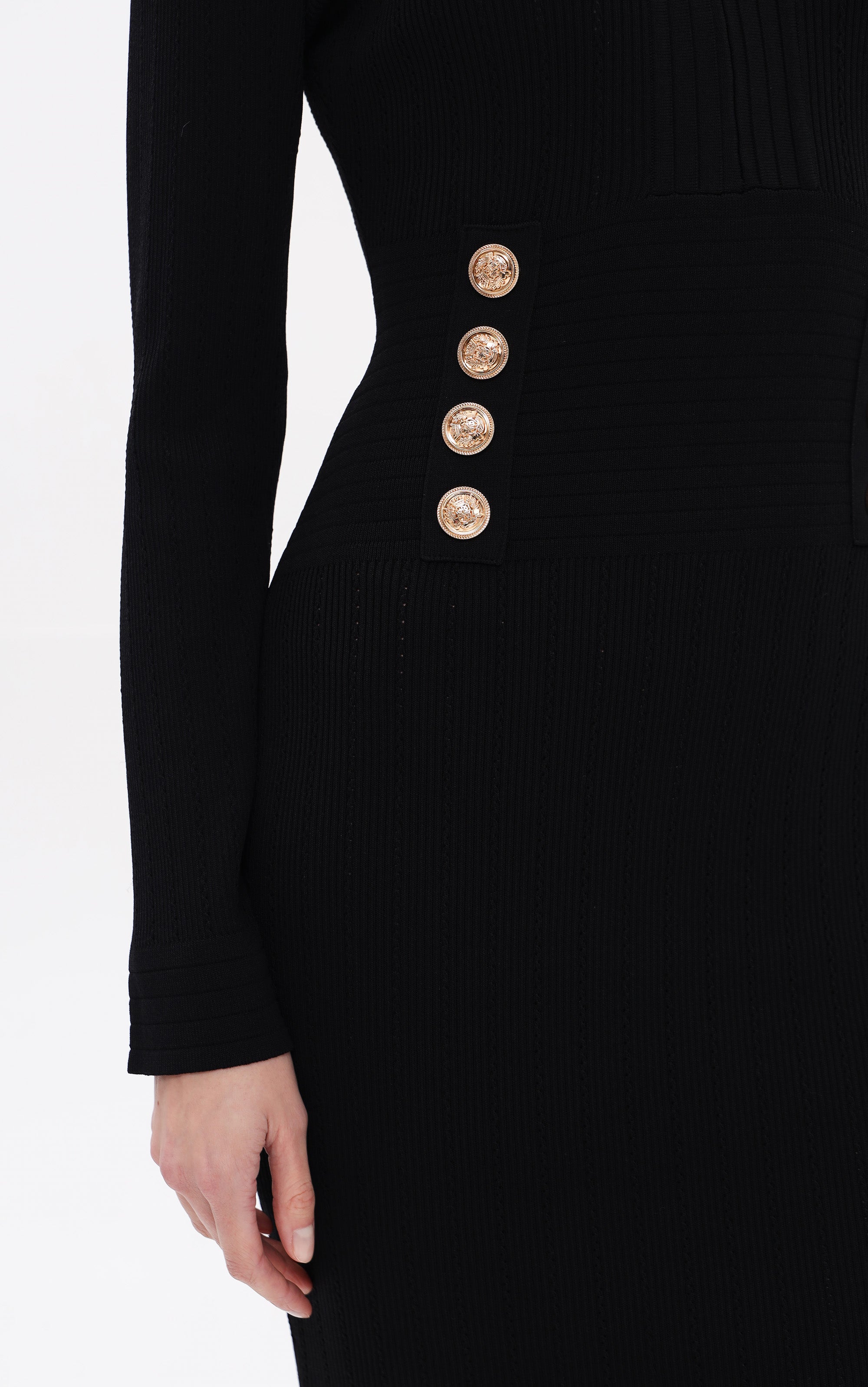 Midikleid mit Knöpfen