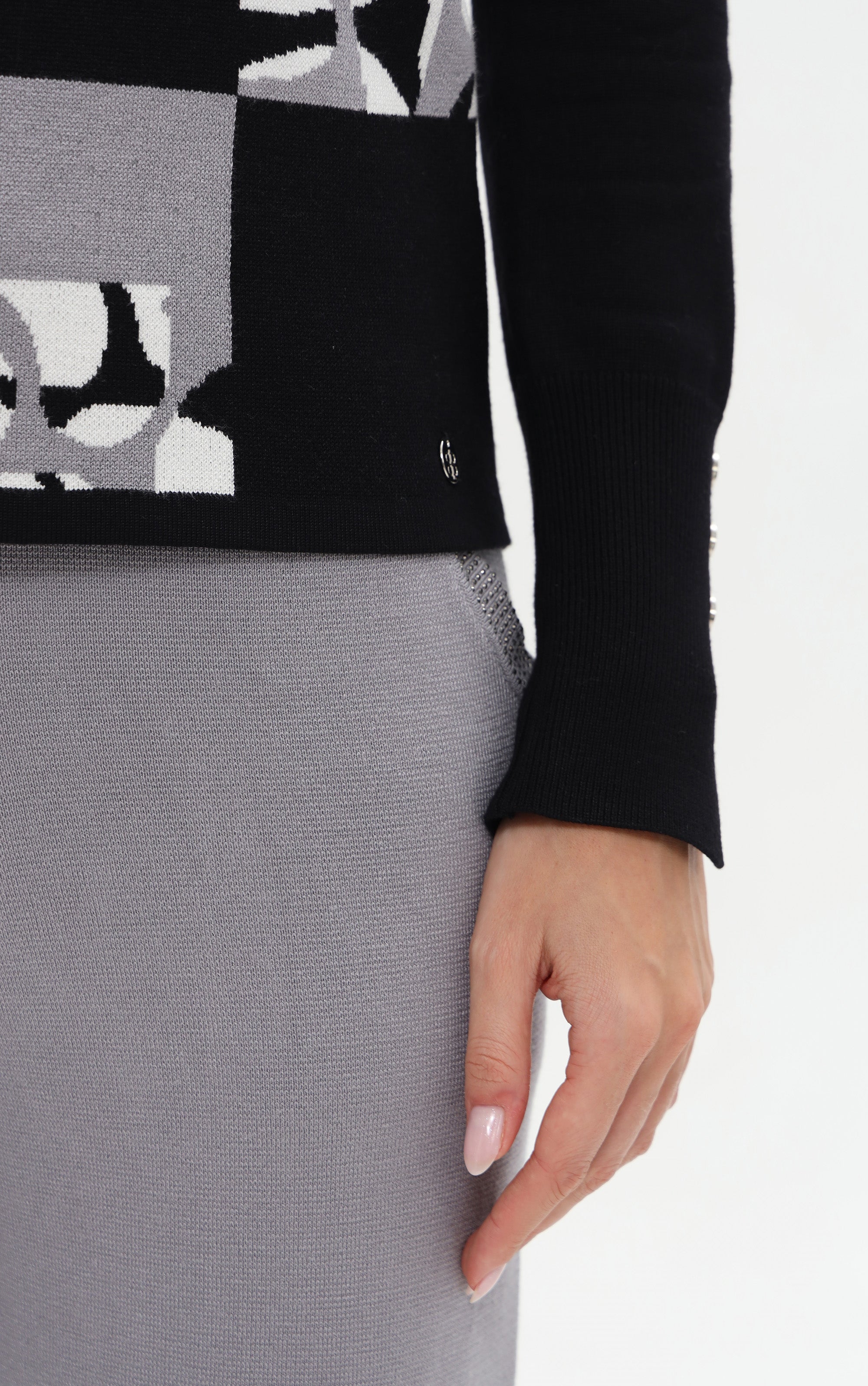 Pullover im Colorblock-Muster