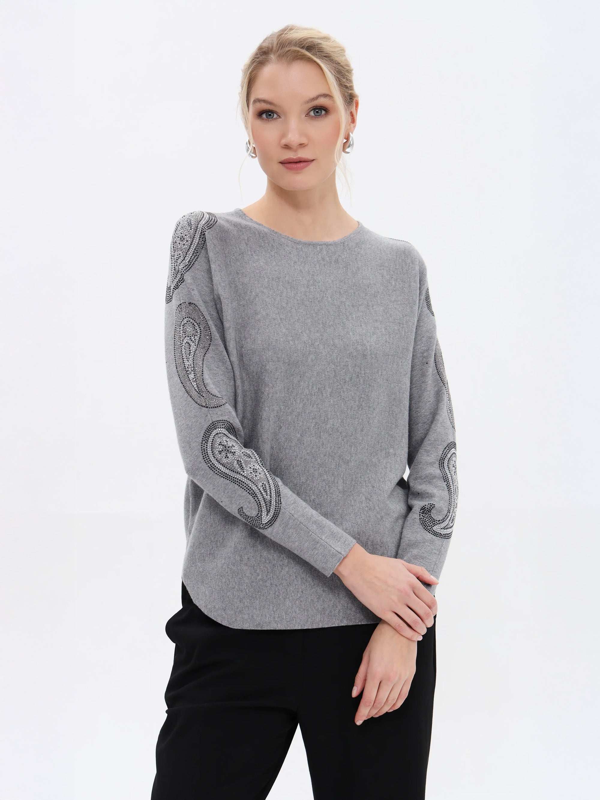 Pullover mit Paisley-Design