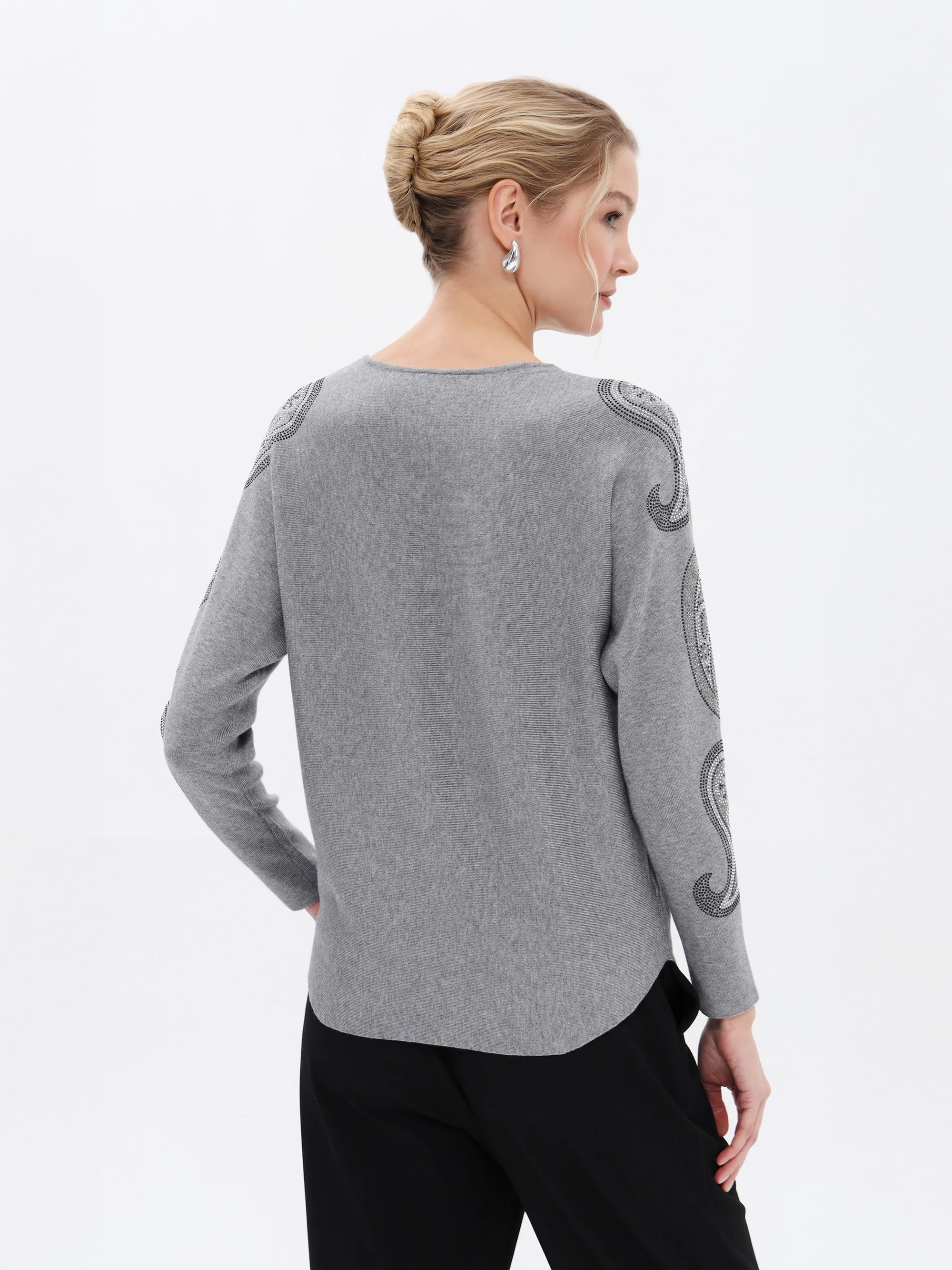 Pullover mit Paisley-Design