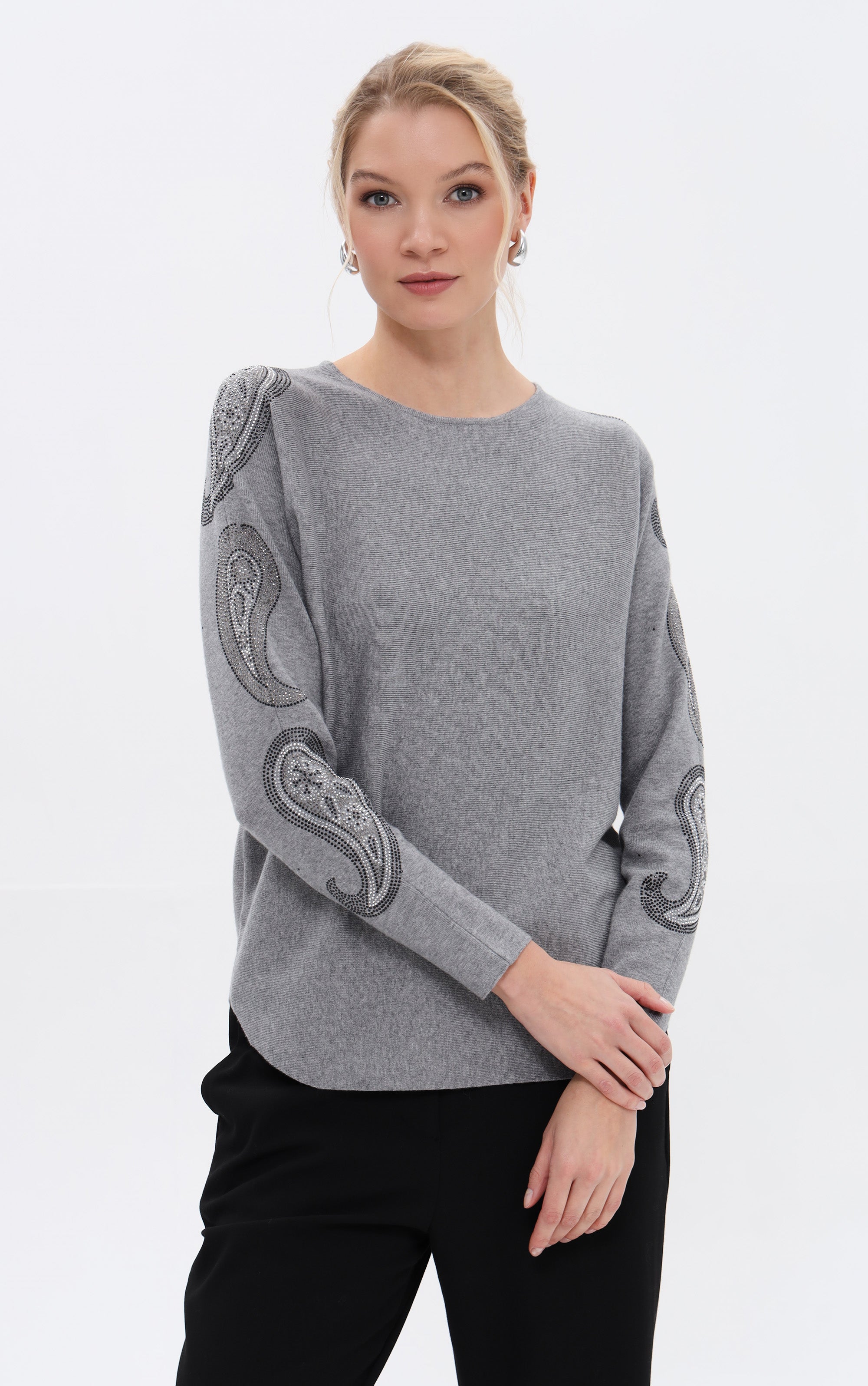 Pullover mit Paisley-Design