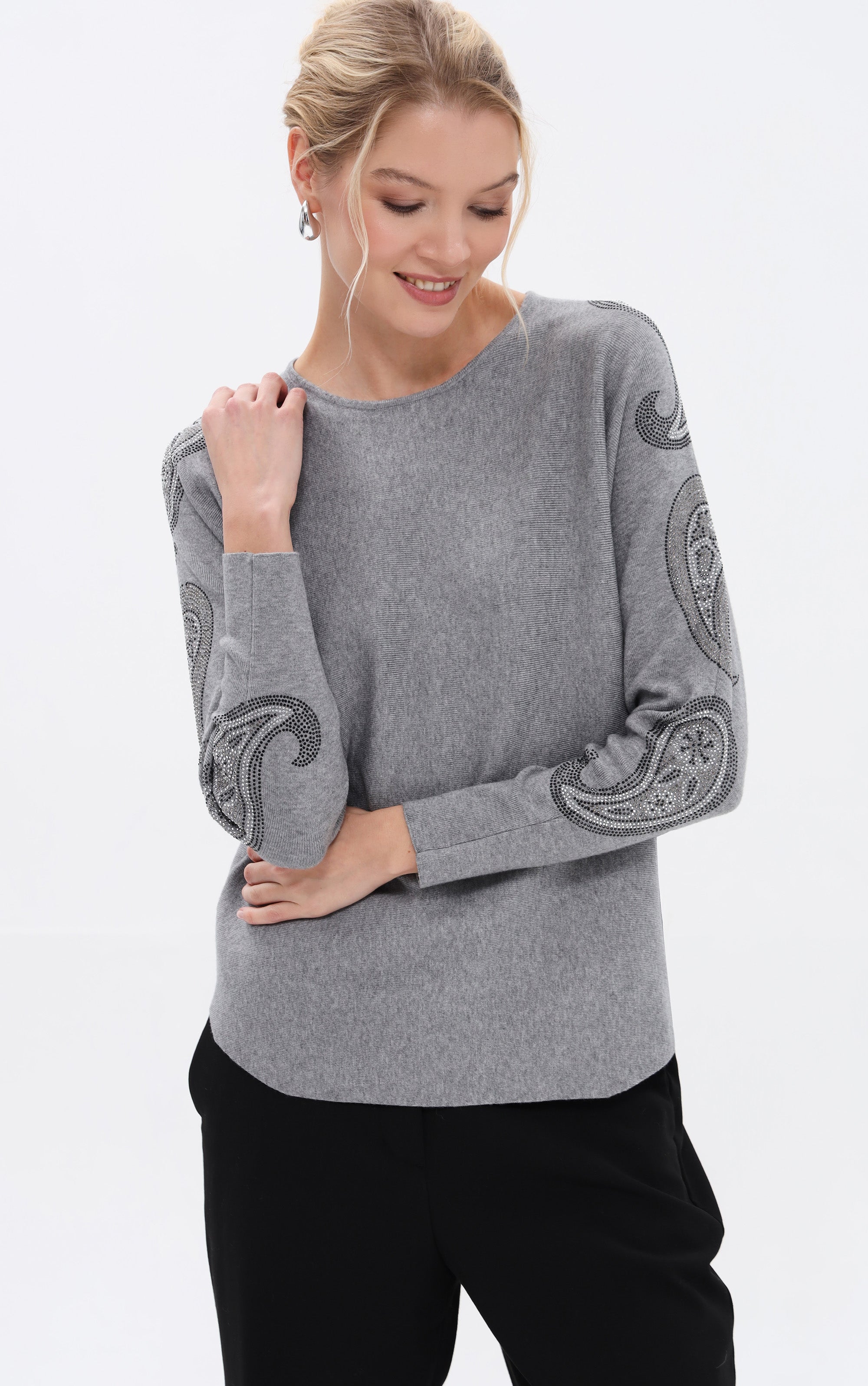 Pullover mit Paisley-Design