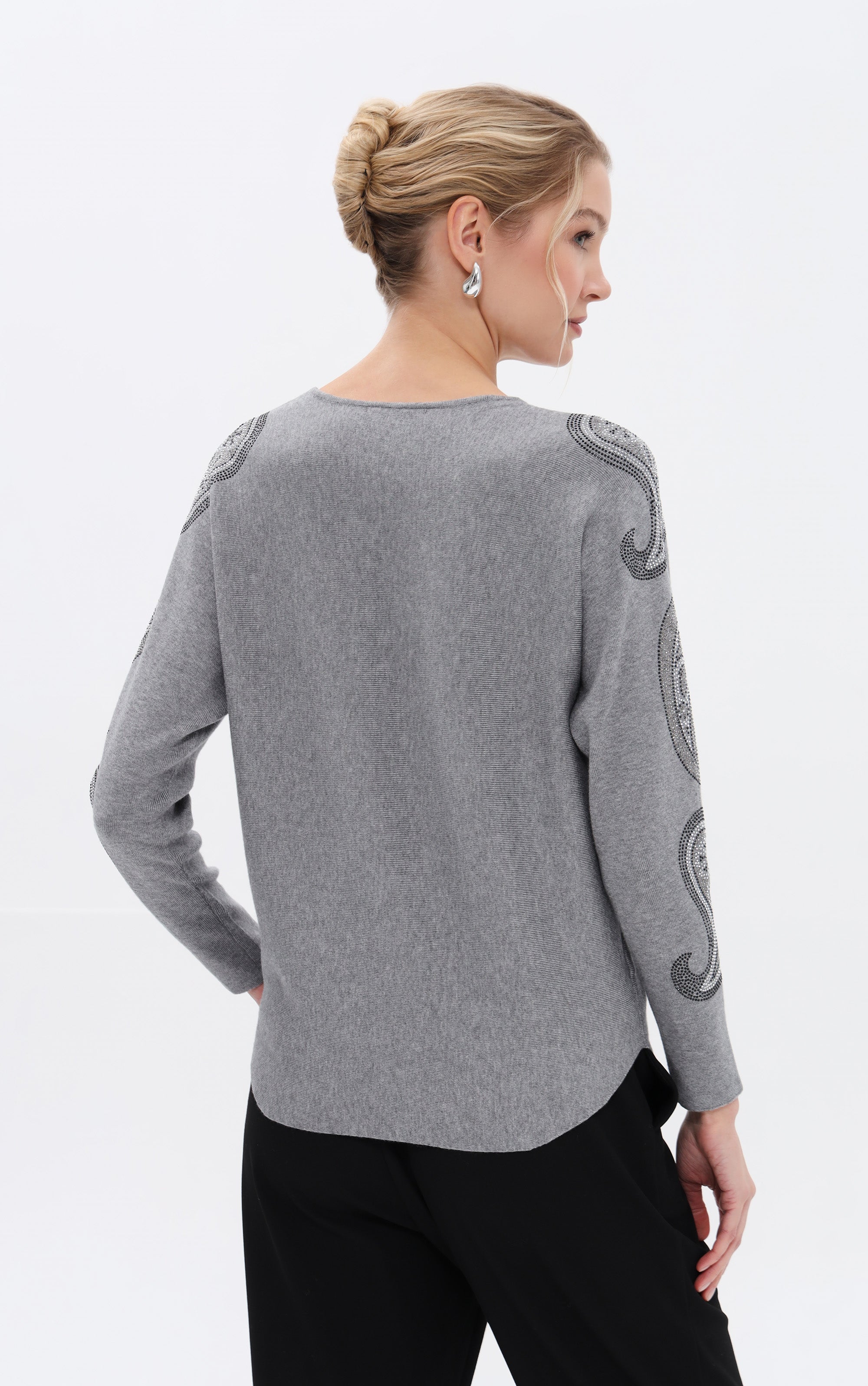 Pullover mit Paisley-Design
