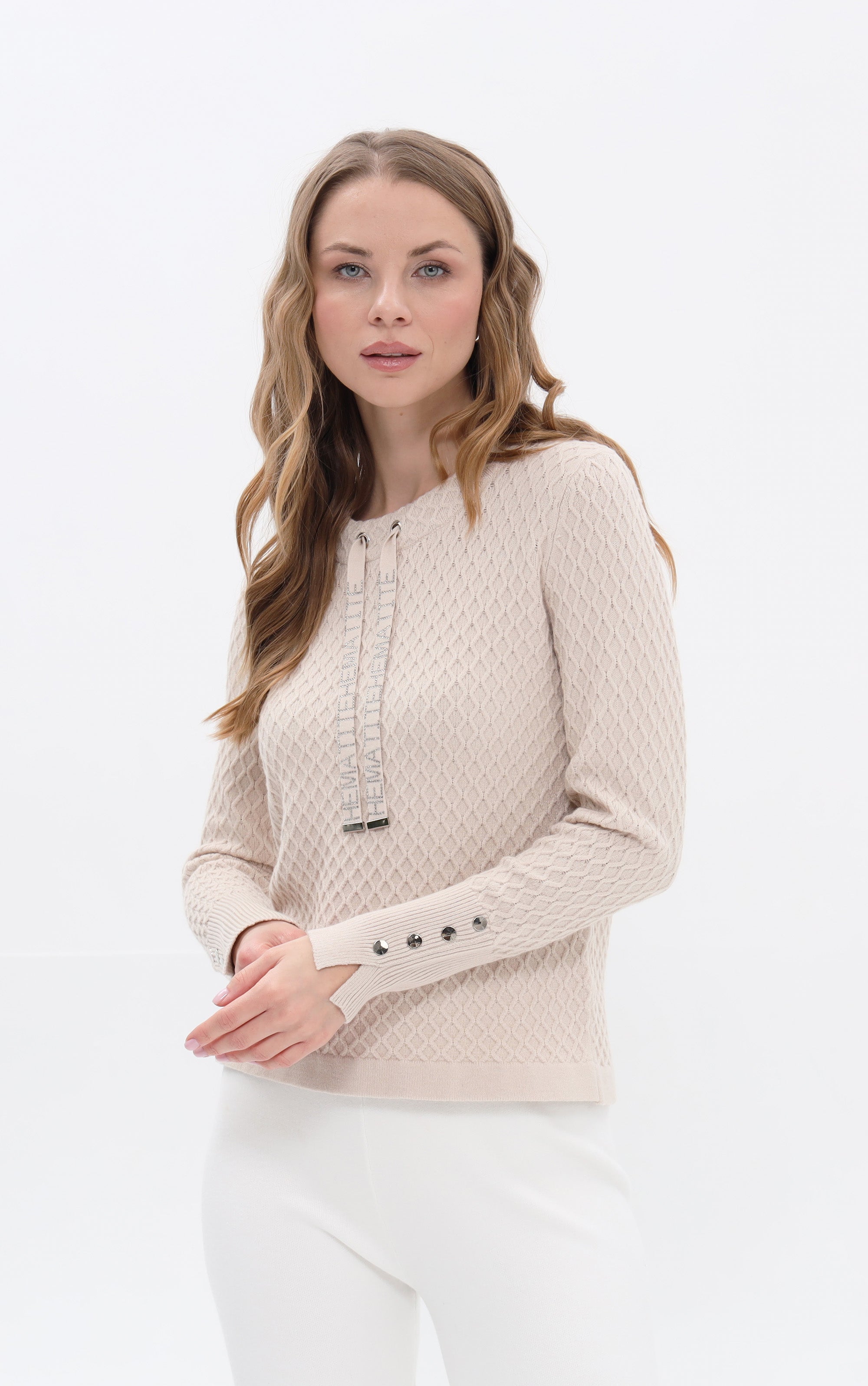Pullover mit Strick-Struktur