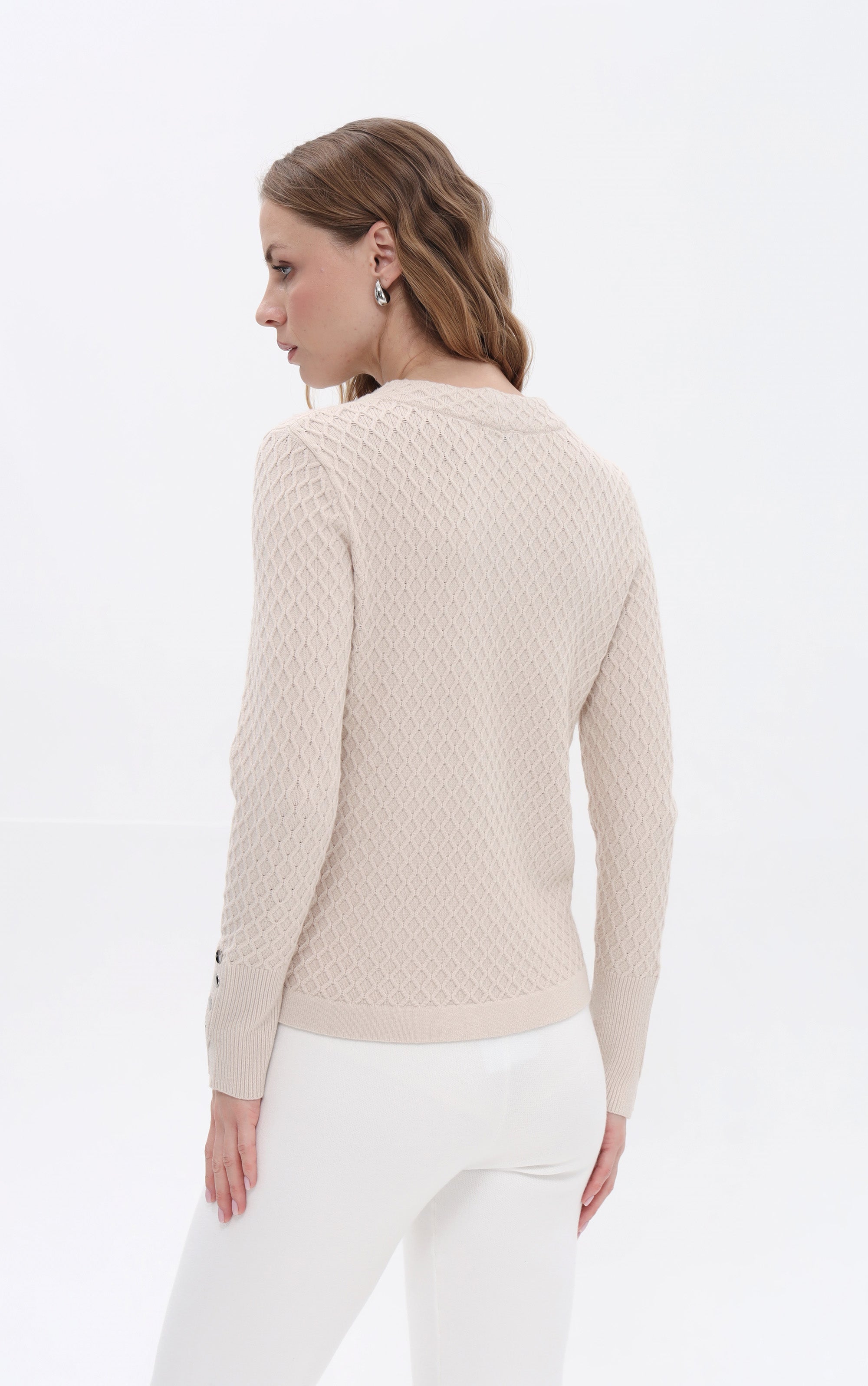 Pullover mit Strick-Struktur
