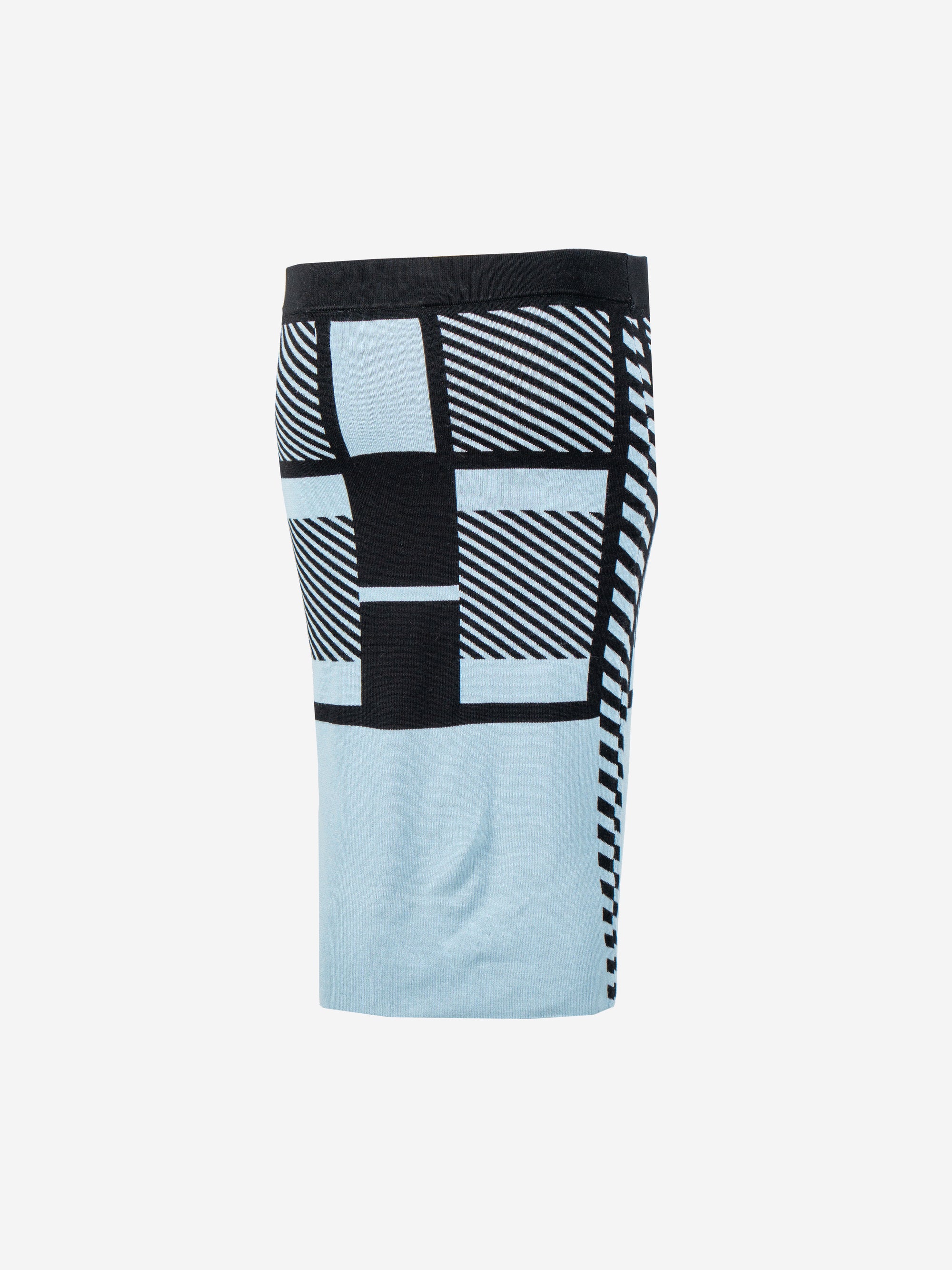 Midirock mit Colour-blocking