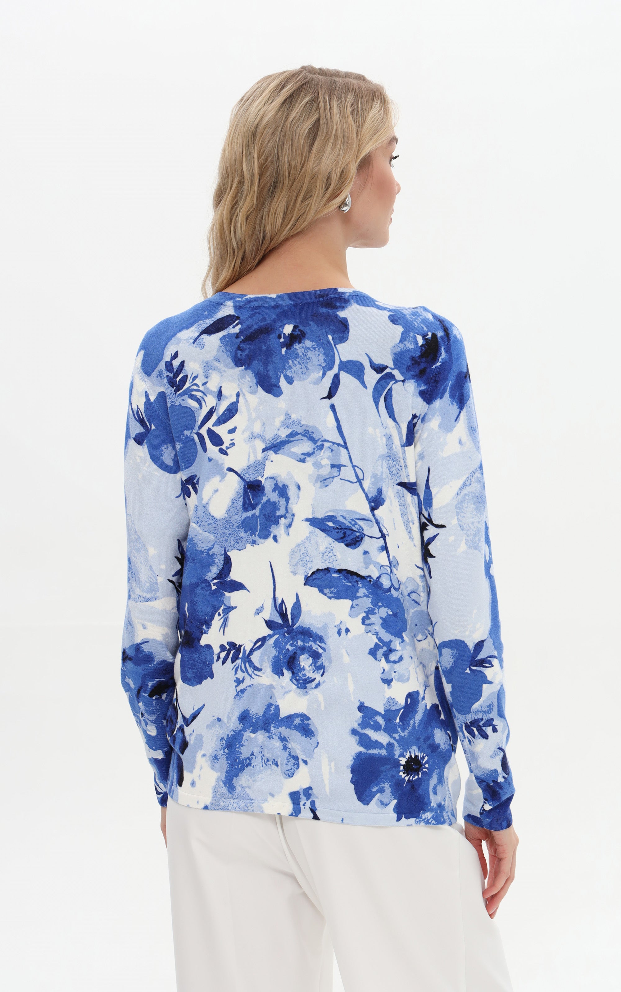 Twinset mit Allover-Blumenprint