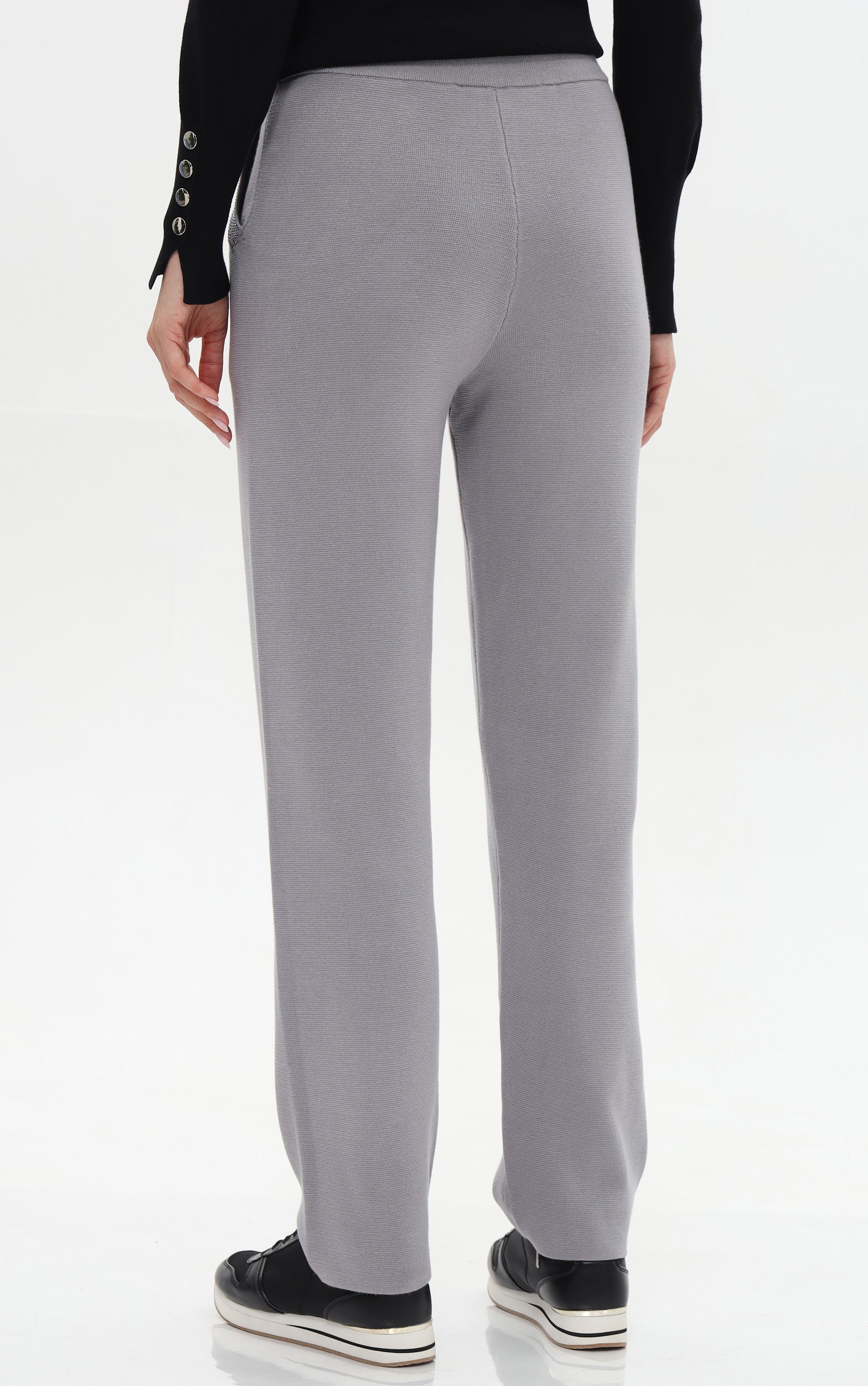 Strickhose im Straight Fit mit Taschen