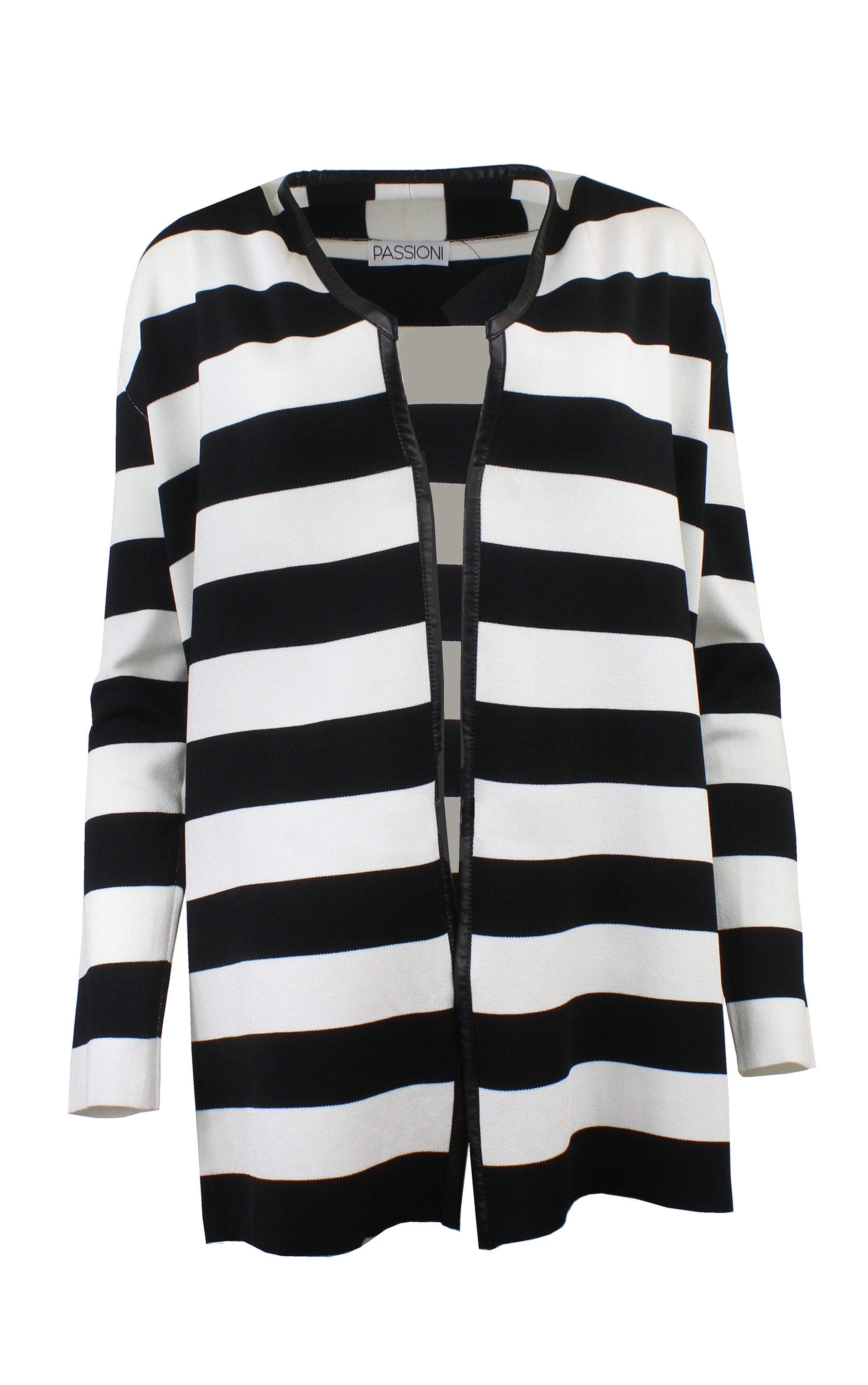 Cardigan mit breiten Streifen