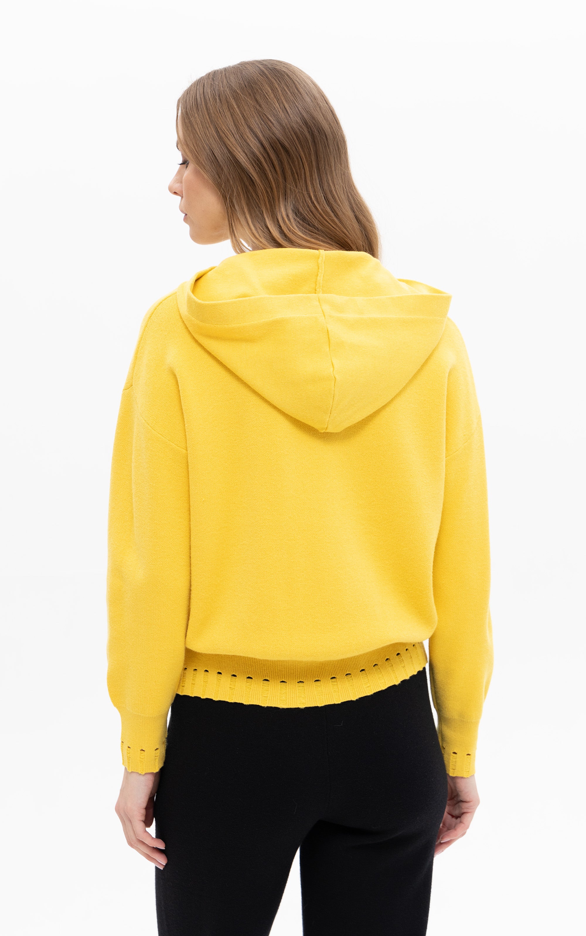Kapuzenpullover aus Strick