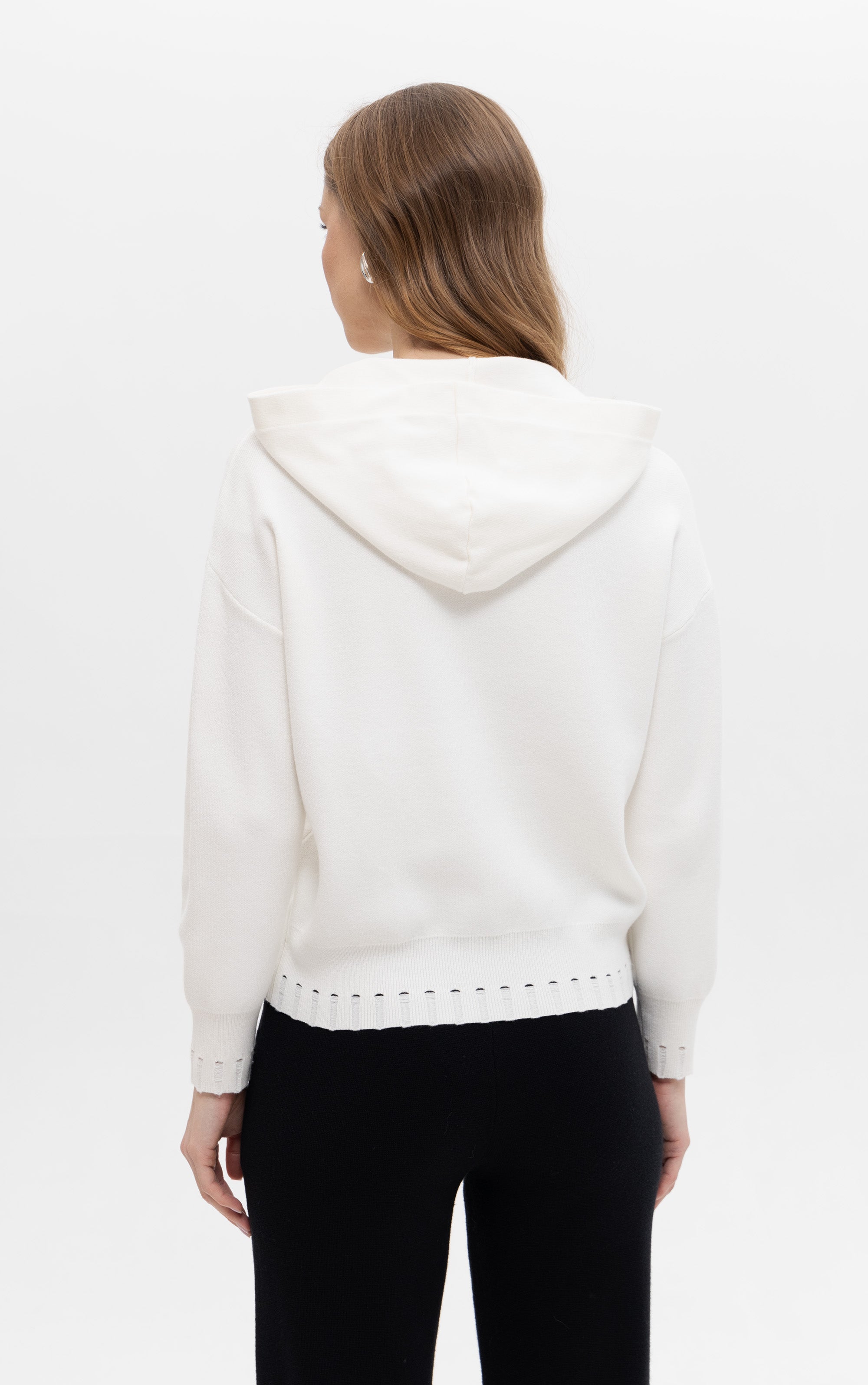 Kapuzenpullover aus Strick