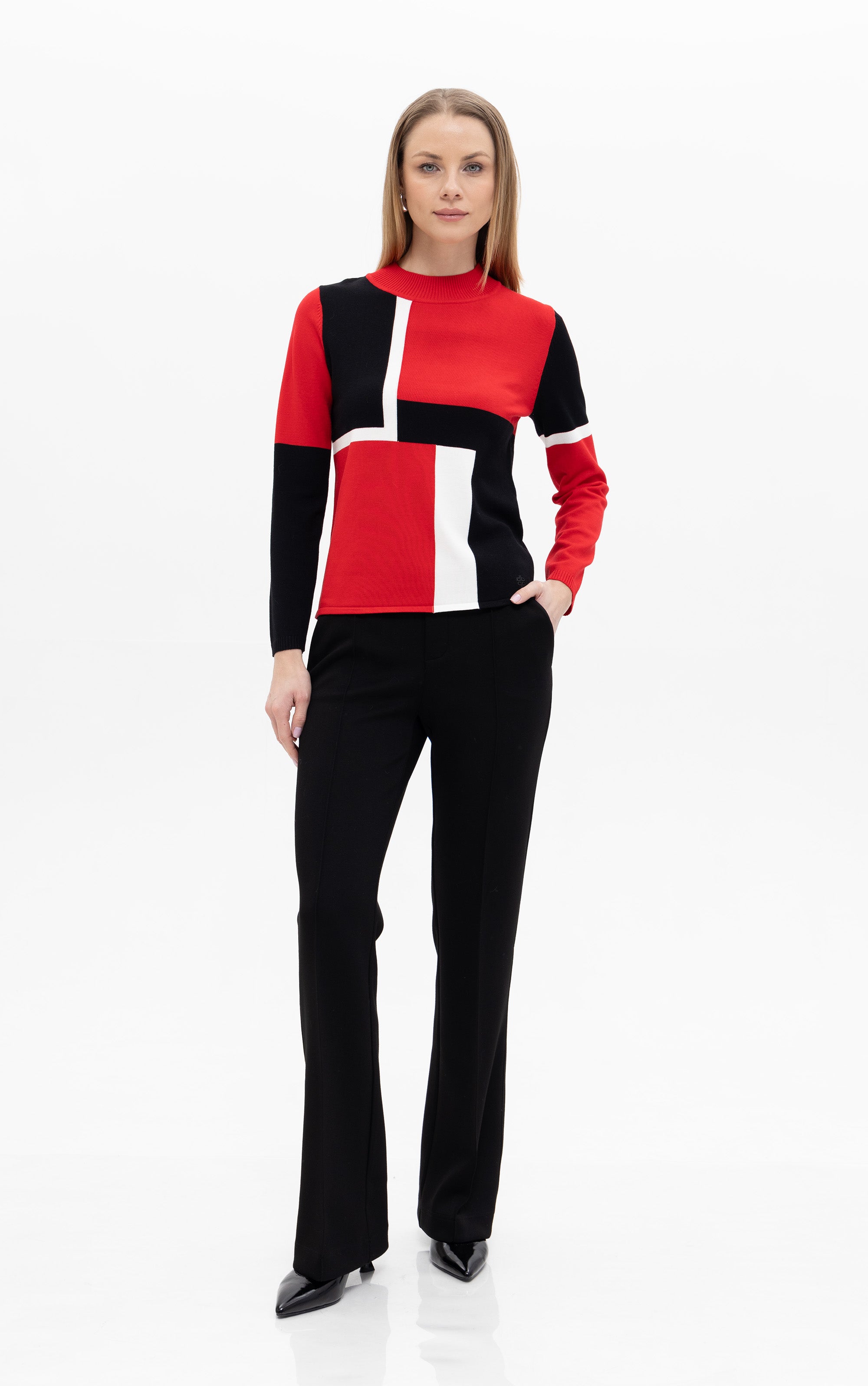 Pullover im Colourblock-Design