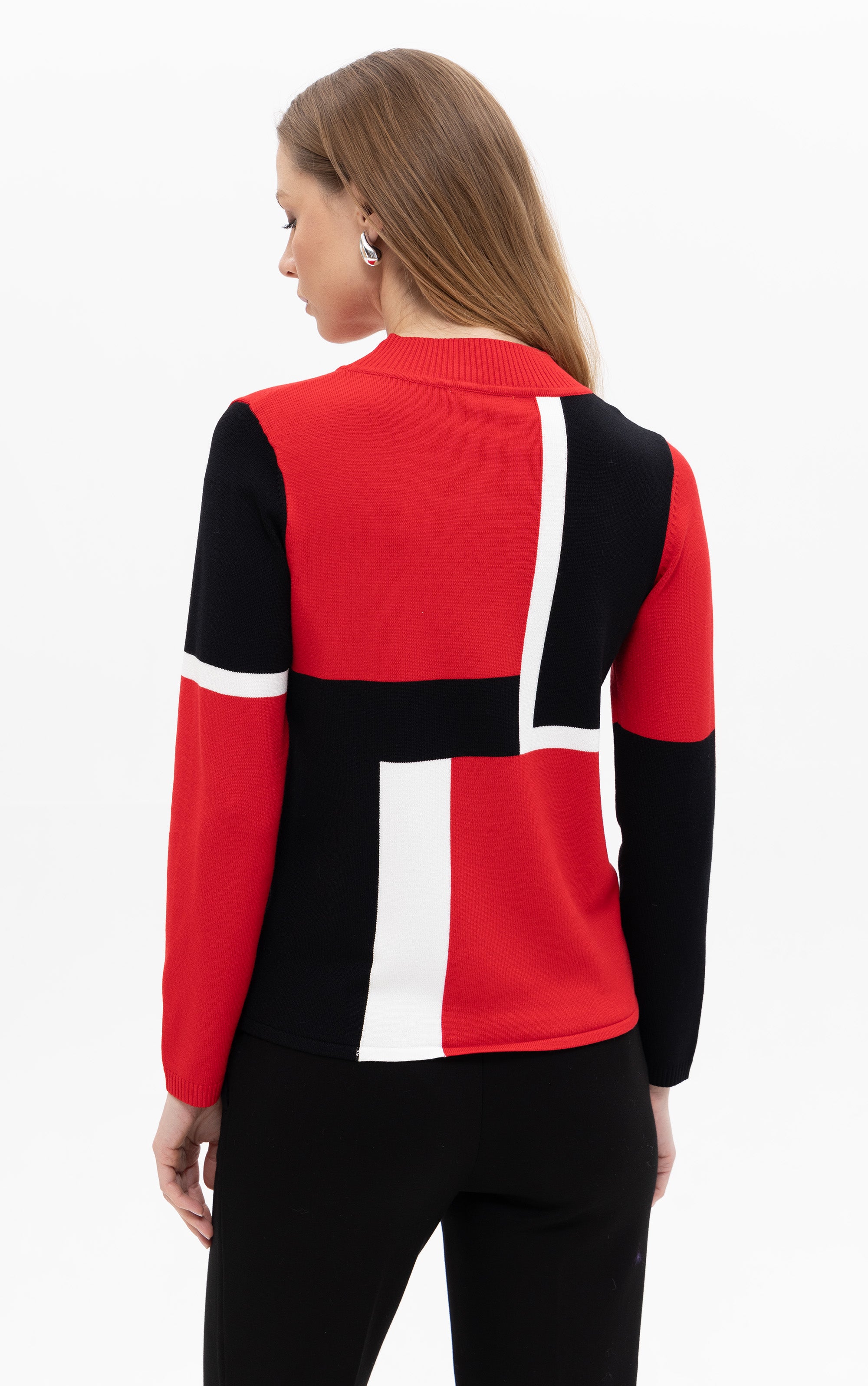 Pullover im Colourblock-Design