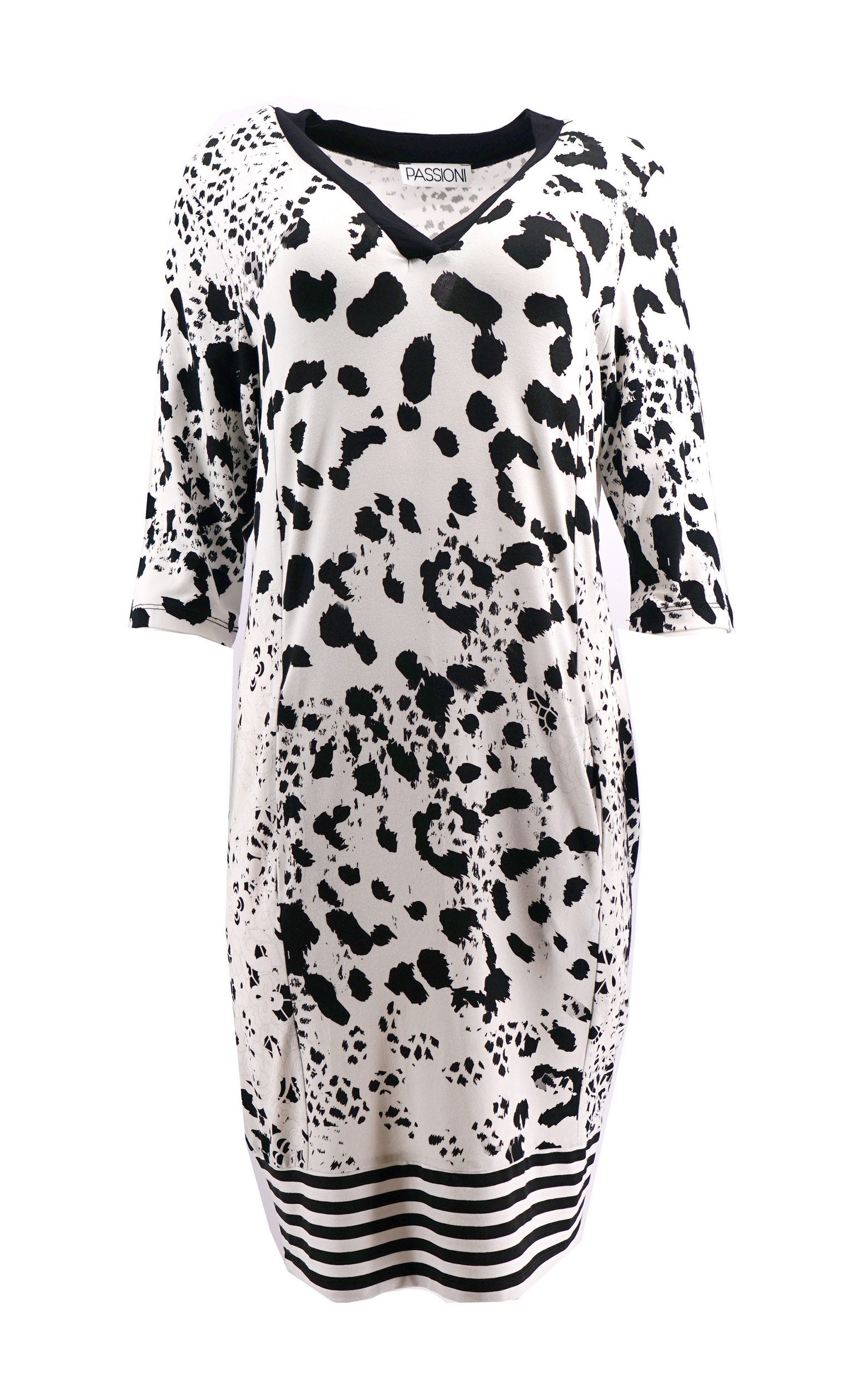 Kleid mit Leopardenmuster