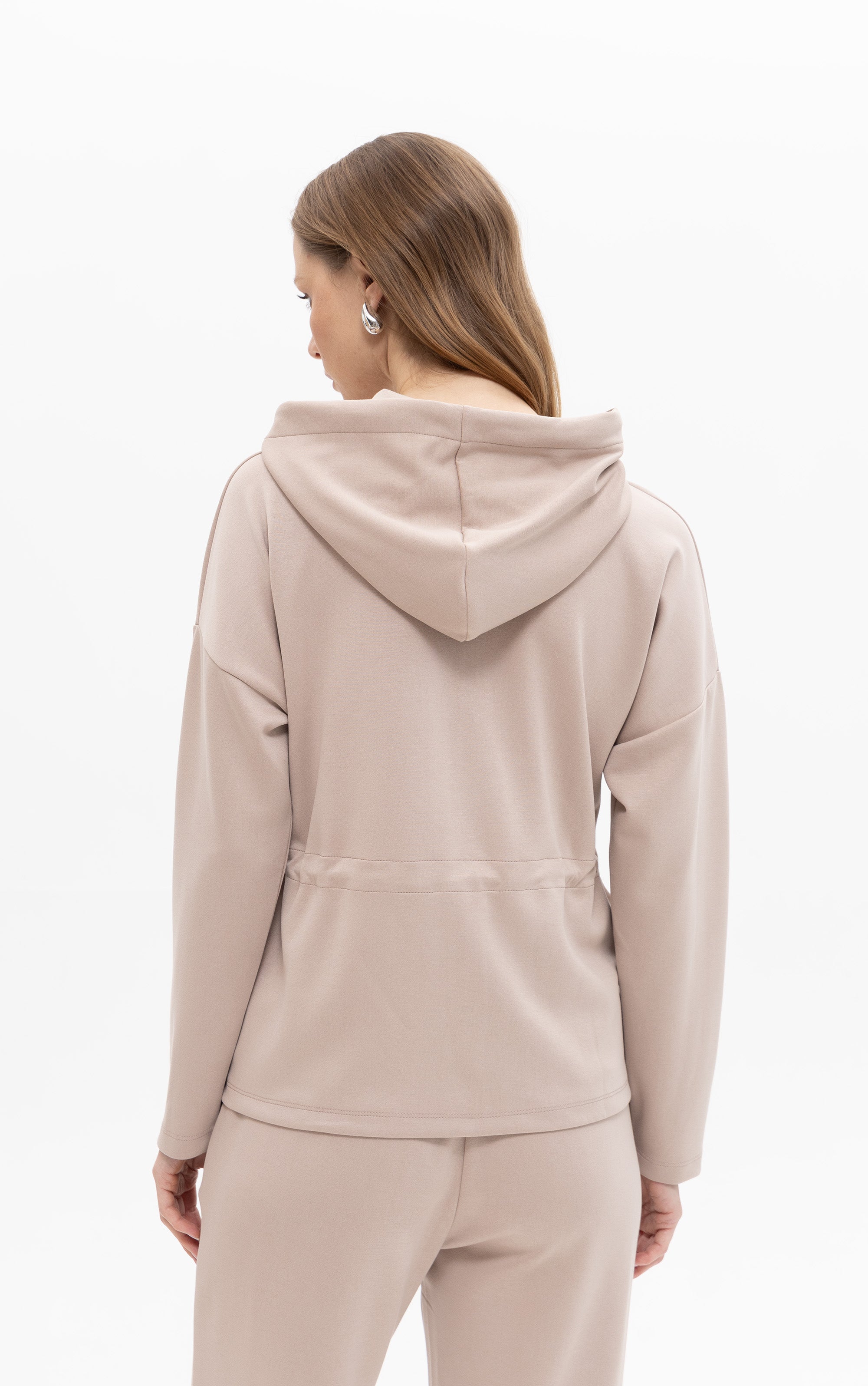Kapuzenjacke mit Taillenzug